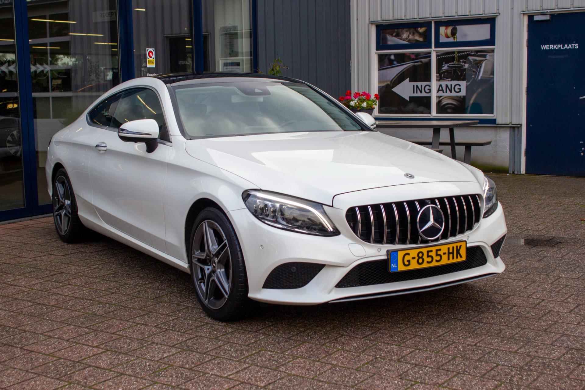 Mercedes-Benz C-klasse Coupé 200 Premium Plus Pack AMG Line Navi | Prijs rijklaar incl. 12 mnd garantie | Panodak dak Leder 360Cam - 9/58