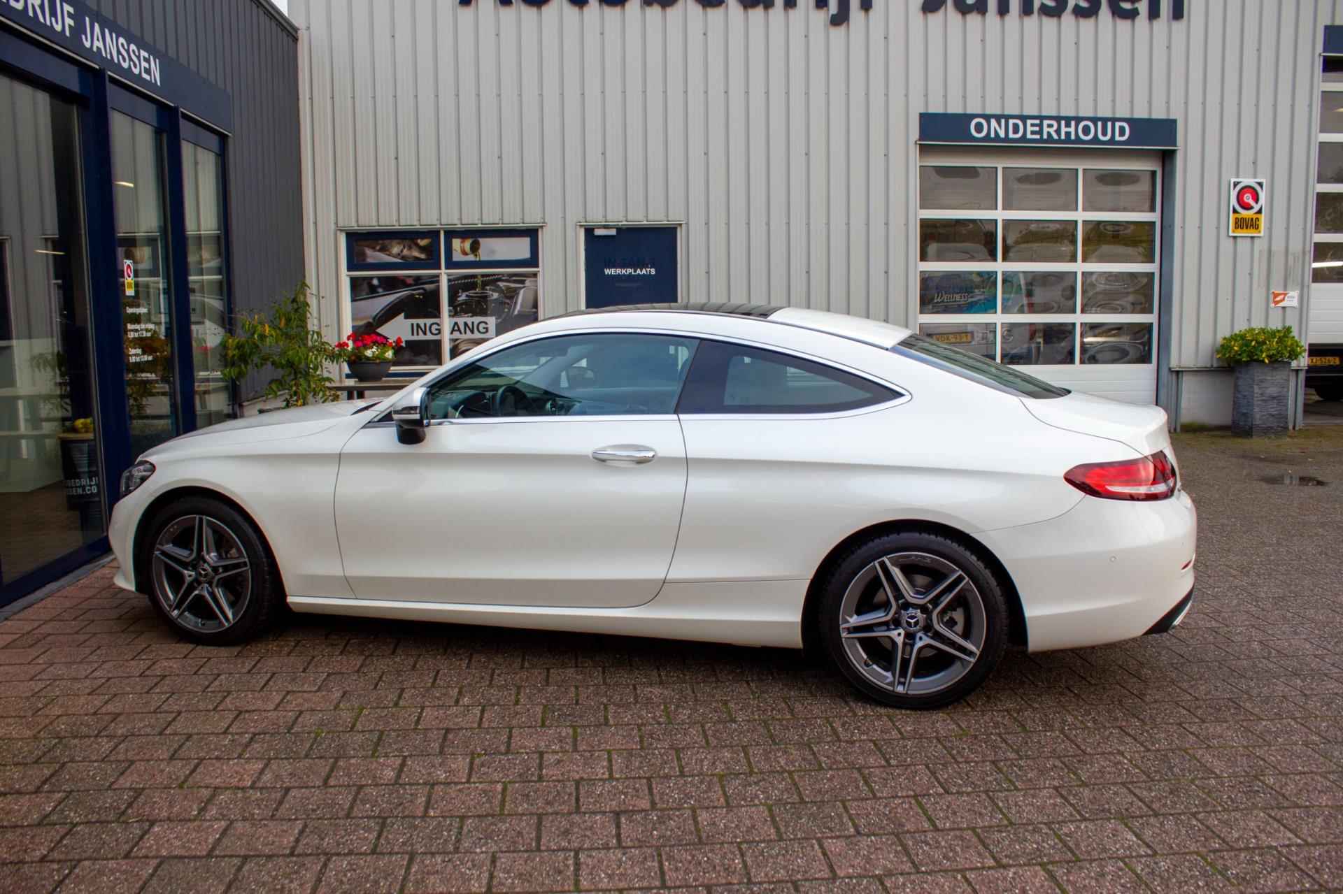 Mercedes-Benz C-klasse Coupé 200 Premium Plus Pack AMG Line Navi | Prijs rijklaar incl. 12 mnd garantie | Panodak dak Leder 360Cam - 12/58