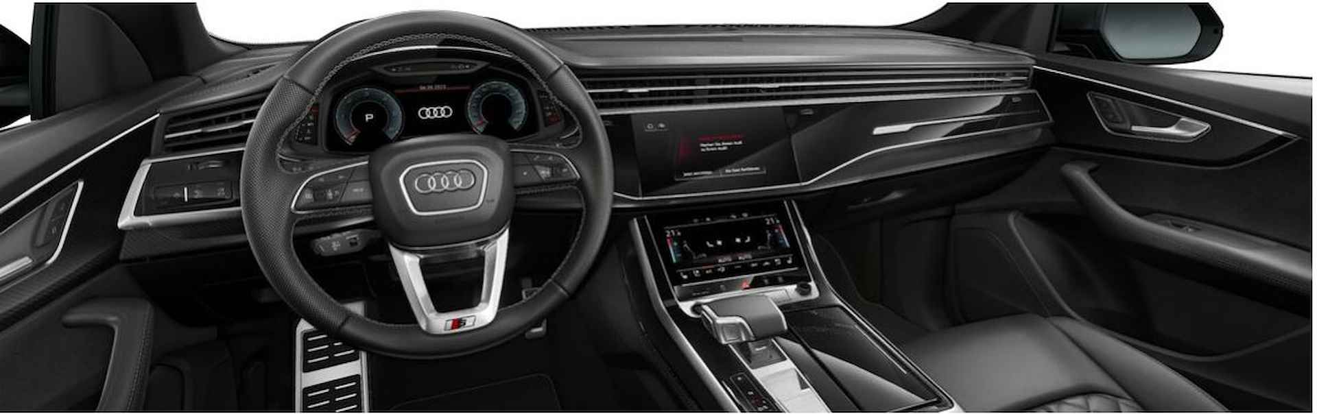 Audi Q8 55 TFSI e 394pk quattro Pro Line S | NIEUW MODEL! | Panoramadak | Luchtvering | S-sportstoelen | 23" LM velgen | Memory | Bang & Olufsen | Trekhaak | Carbon inleg - 6/6