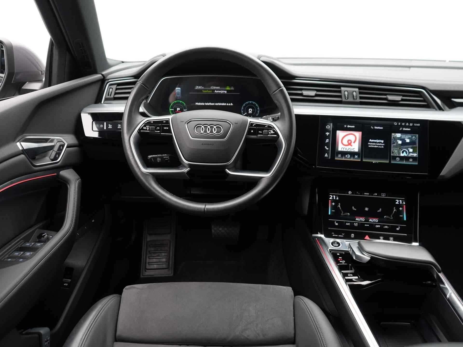 Audi e-tron 55 quattro Advanced edition Plus 95 kWh Navi | Clima | Adaptive Cruise | LED | Ambiance Verlichting | Trekhaak (Afneembaar) - 13/57