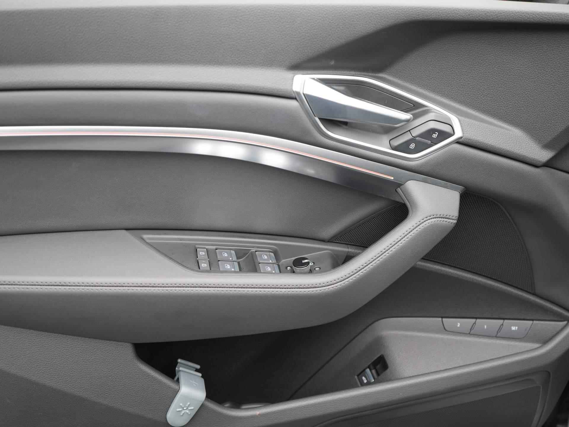 Audi e-tron 55 quattro Advanced edition Plus 95 kWh Navi | Clima | Adaptive Cruise | LED | Ambiance Verlichting | Trekhaak (Afneembaar) - 37/57
