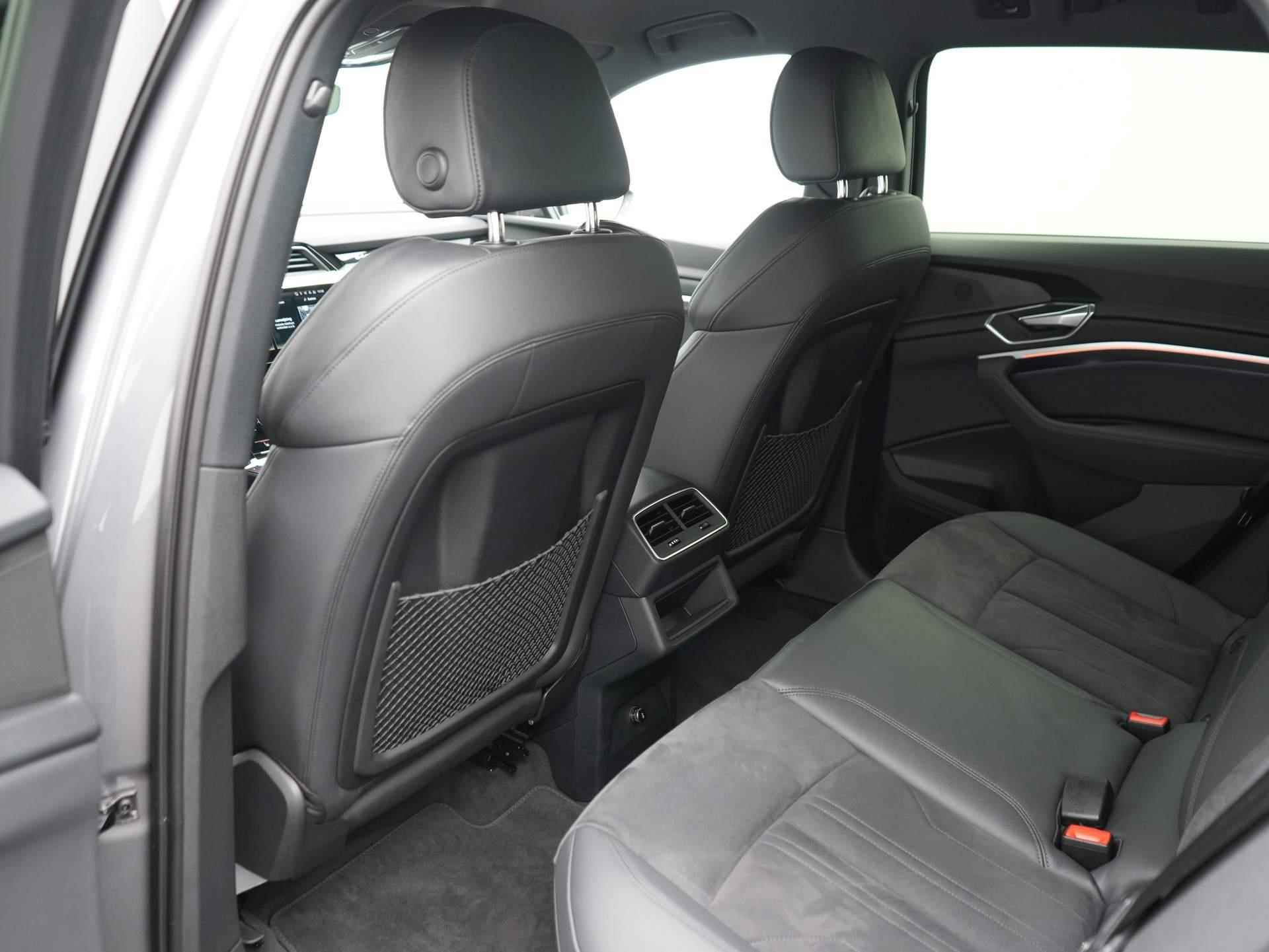 Audi e-tron 55 quattro Advanced edition Plus 95 kWh Navi | Clima | Adaptive Cruise | LED | Ambiance Verlichting | Trekhaak (Afneembaar) - 43/57