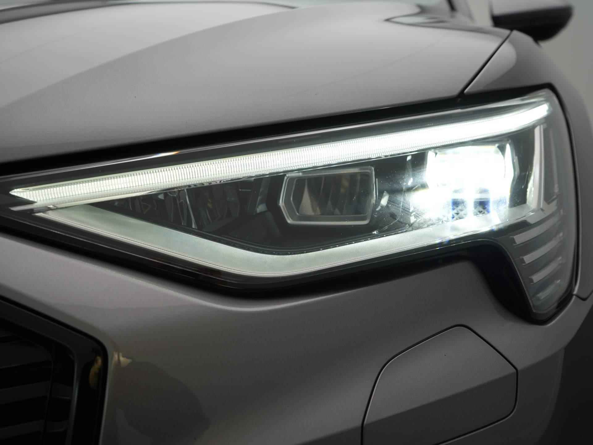 Audi e-tron 55 quattro Advanced edition Plus 95 kWh Navi | Clima | Adaptive Cruise | LED | Ambiance Verlichting | Trekhaak (Afneembaar) - 56/57
