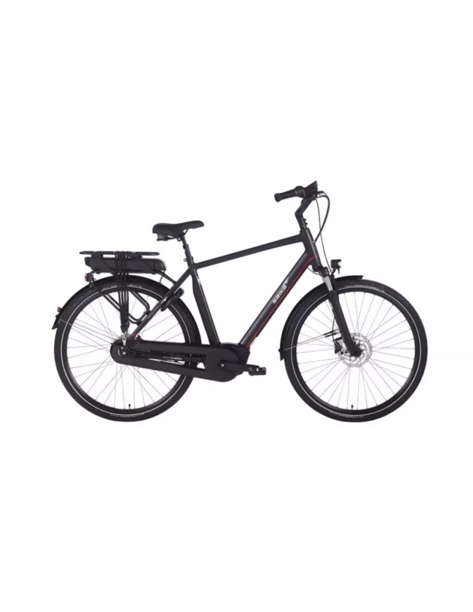 Ebike Das Original COMFORT Plus Diamant Active Plus / 400 Wh / Intuvi Heren Titan Grey - Black - Red Matt 55cm 2023