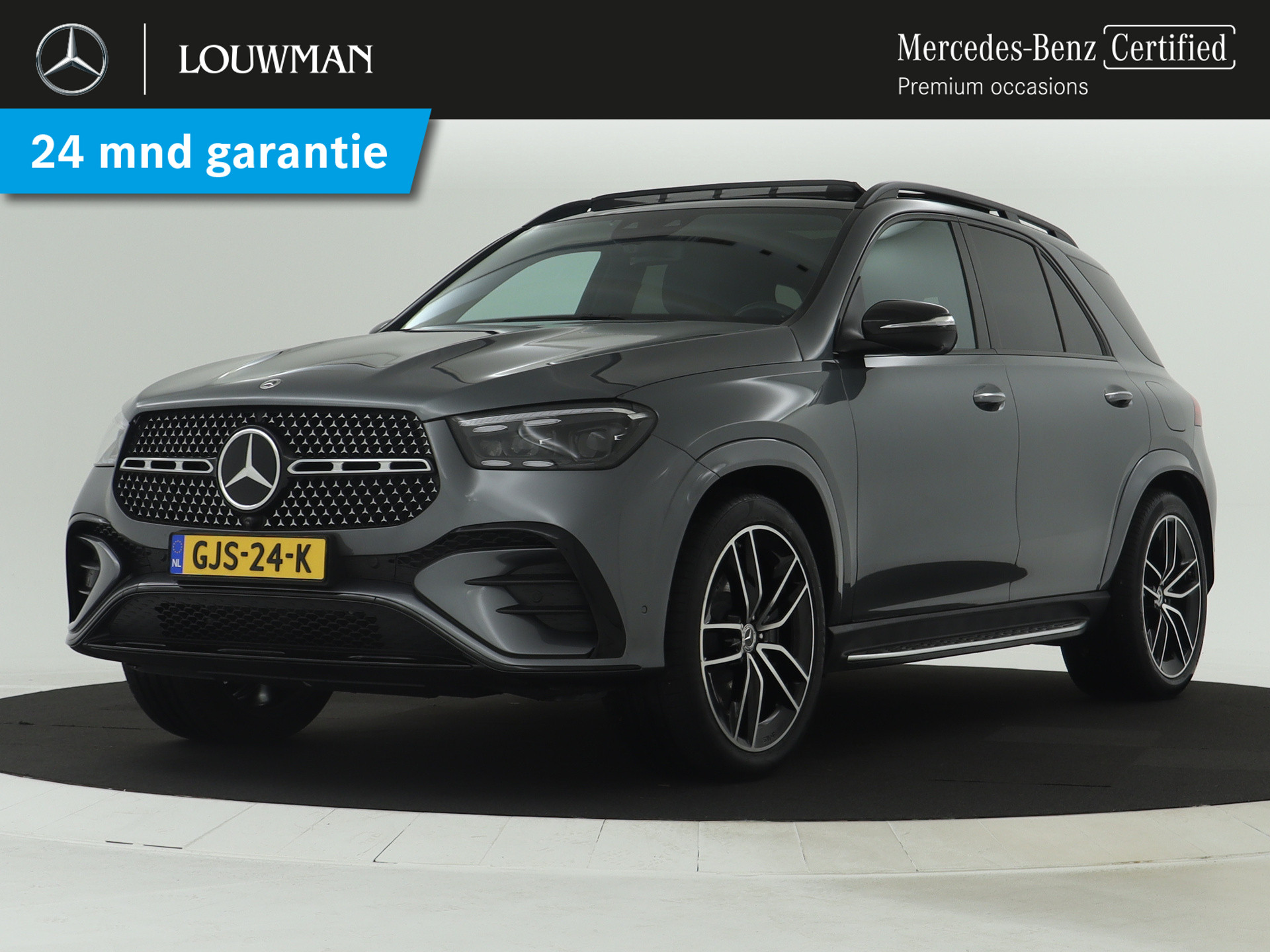 Mercedes-Benz GLE 400 e 4MATIC AMG Line Premium | Burmester | Trekhaak | Panorama schuif-kanteldak | Elektrische stoelverstelling | Inclusief 24 maanden MB Certified garantie voor Europa.