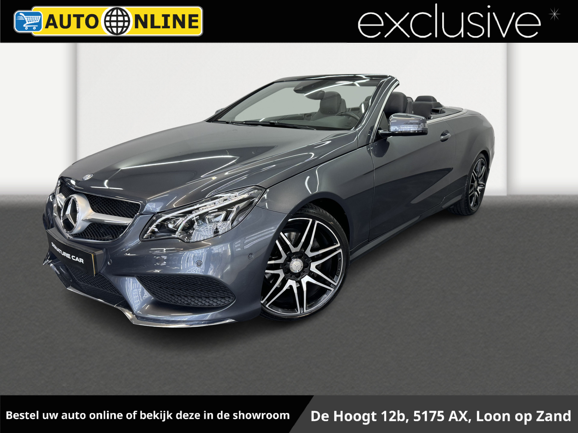 Mercedes-Benz E-klasse Cabrio 250 Prestige Sport Edition✅AMG✅AMG STYLING✅FULL OPTION✅LEREN BEKLEDING✅1 jaar garantie