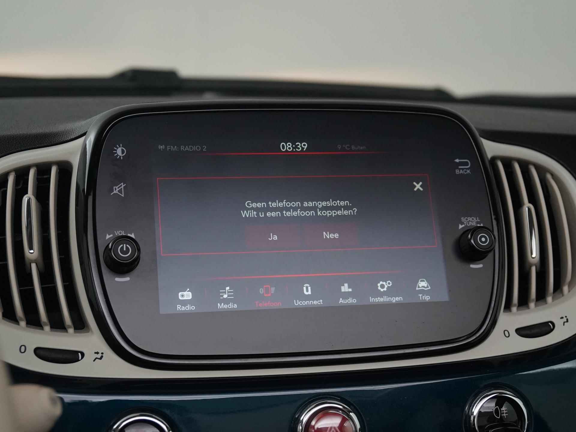 Fiat 500 C 1.0 Hybrid Lounge | Apple/Android Carplay | Parkeersensor | Lichtmetalen Velgen | Zondag Open! - 15/32