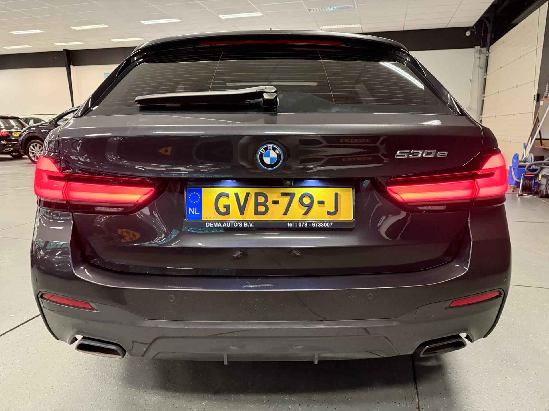 BMW 5-serie Touring 530e M-SPORT 20'' PANO/NAVI/CAM/DAB/CARPLAY/ECC/PDC/CRUISE/// - 10/58