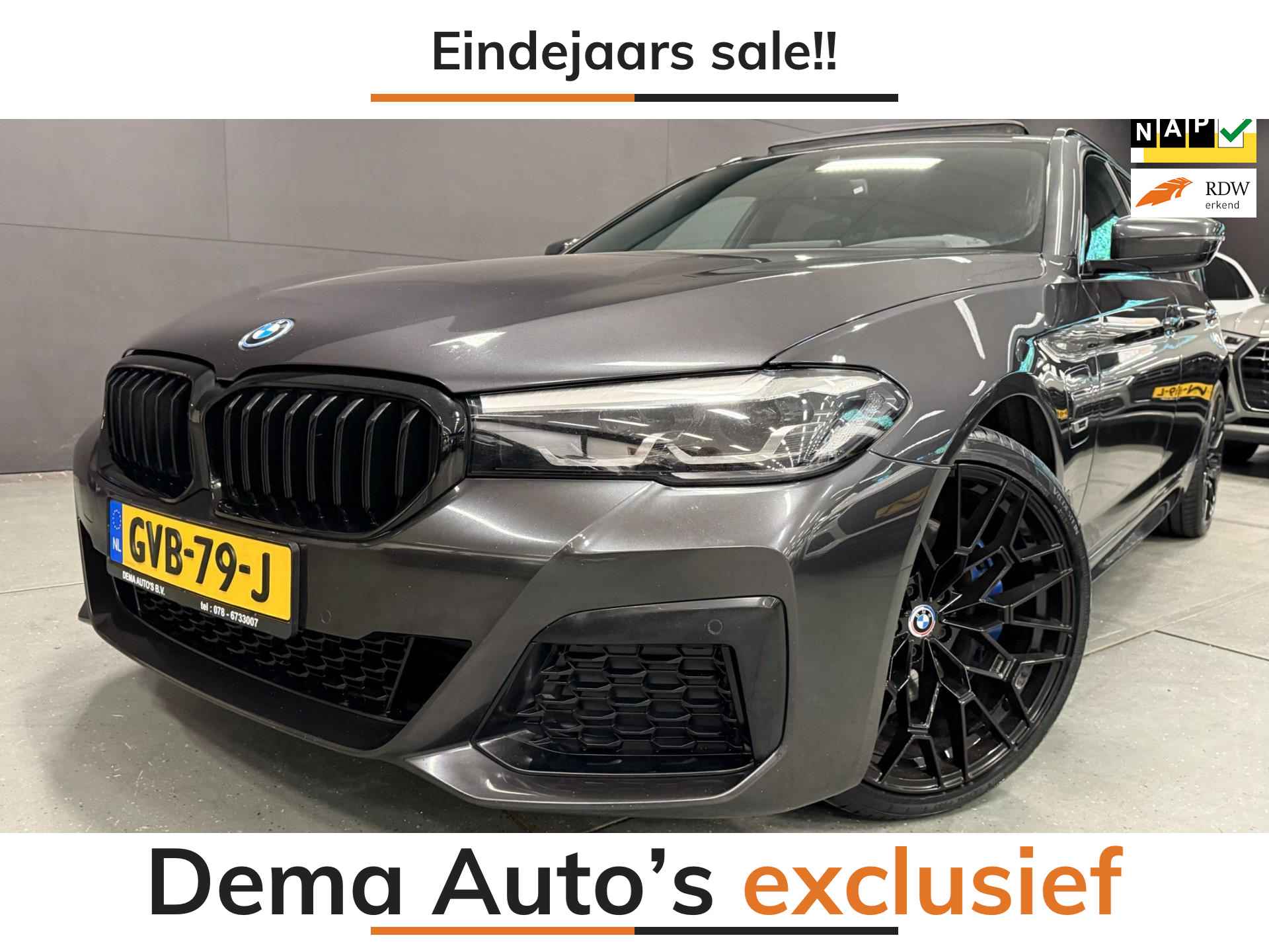 BMW 5-serie Touring 530e M-SPORT 20'' PANO/NAVI/CAM/DAB/CARPLAY/ECC/PDC/CRUISE/// - 1/58