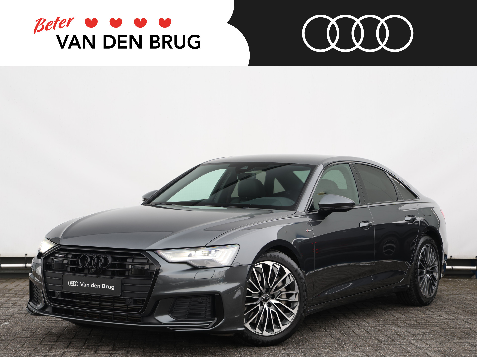 Audi A6 Limousine 50 TFSI e quattro S edition 299pk | 360° camera | Keyless | Rood stiksel | Stoelverwarming | Adaptive Cruise | HD Matrix LED | Dodehoekdetectie