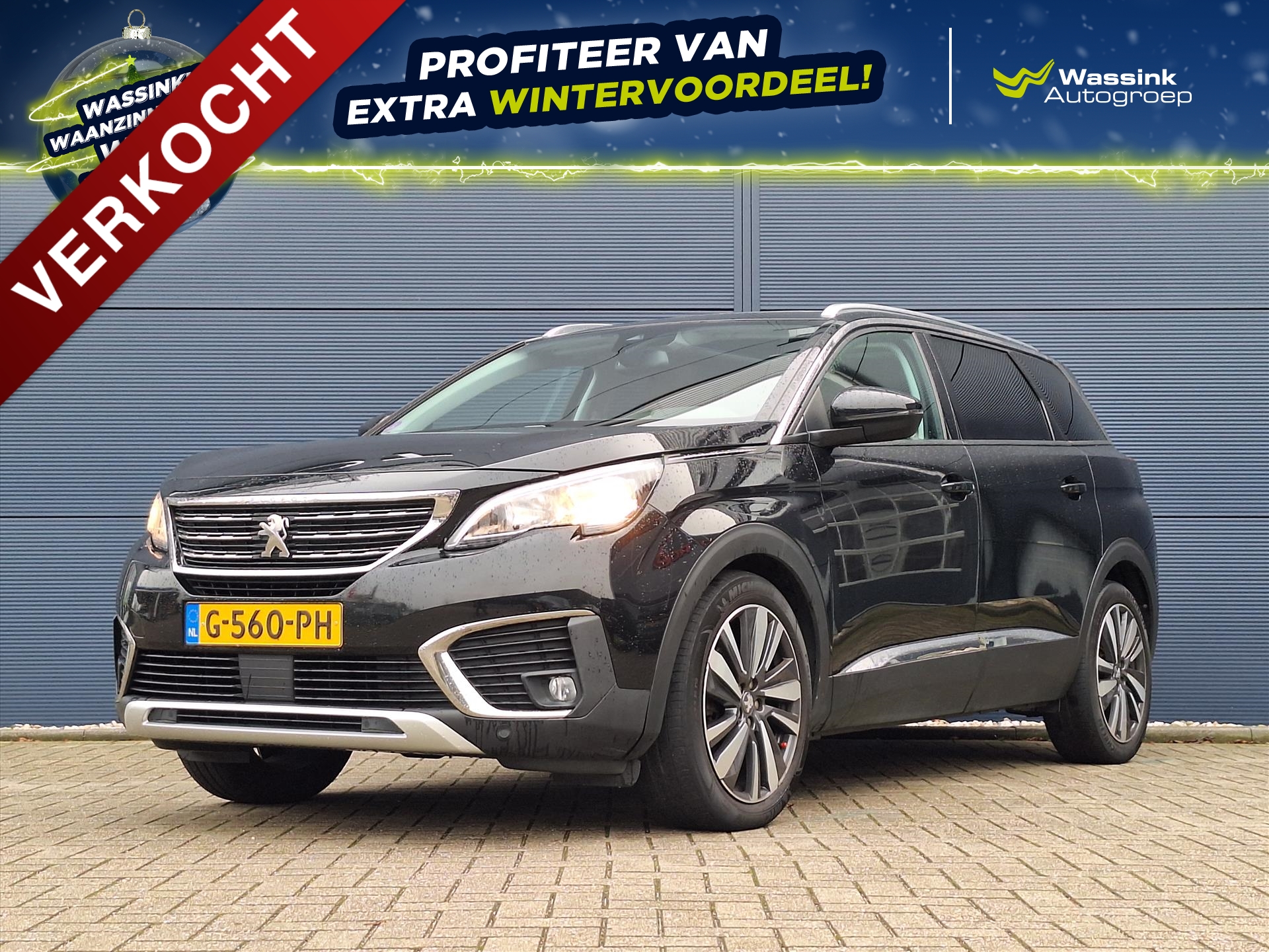 Peugeot 5008 1.2 PureTech 130pk Blue Lease Premium | Schuif Kanteldak | Navigatie | Stoel Verwarming | Elektrisch verstelbare Voorstoel | | Trekhaak