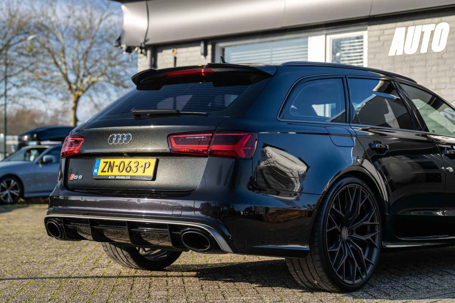 Audi RS6 Avant 4.0 TFSI quattro performance Pro S- Line Plus Miltek-Panther Black NIEUWSTAAT!!! - 4/43