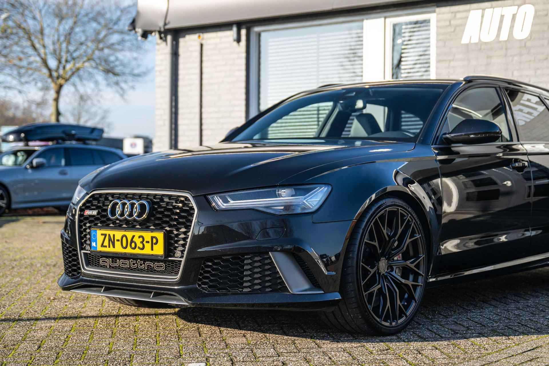 Audi RS6 Avant 4.0 TFSI quattro performance Pro S- Line Plus Miltek-Panther Black NIEUWSTAAT!!! - 6/43