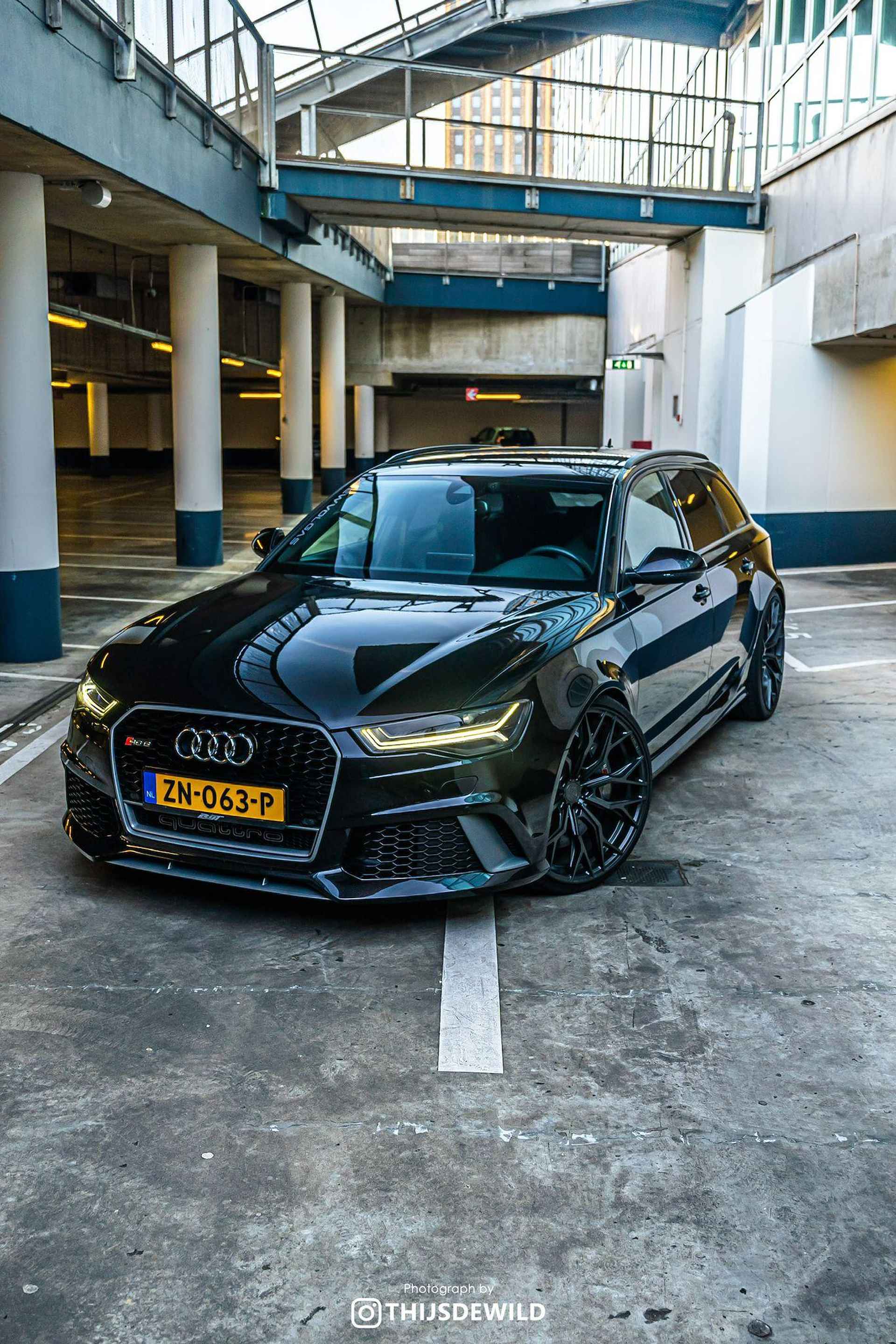 Audi RS6 Avant 4.0 TFSI quattro performance Pro S- Line Plus Miltek-Panther Black NIEUWSTAAT!!! - 37/43