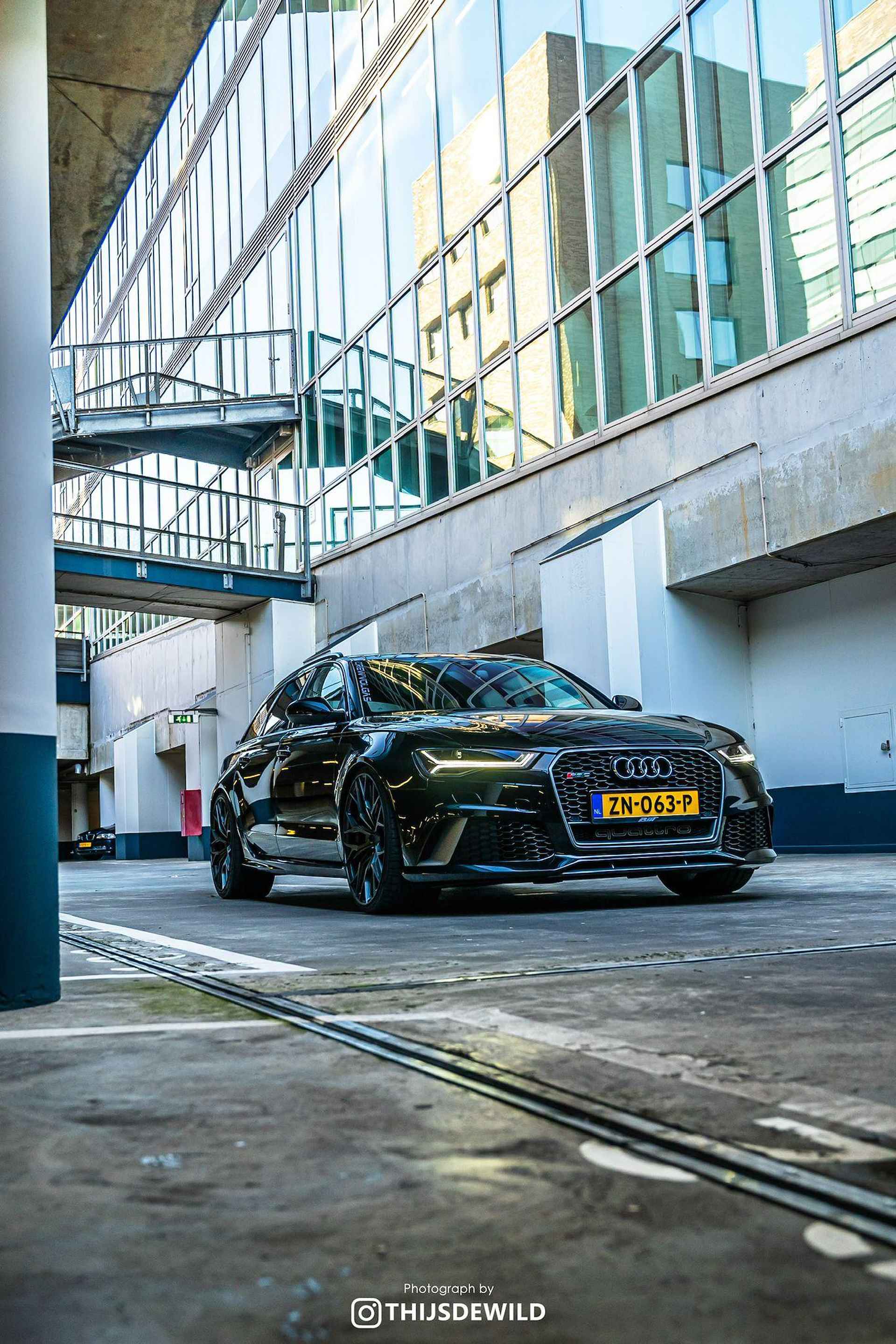 Audi RS6 Avant 4.0 TFSI quattro performance Pro S- Line Plus Miltek-Panther Black NIEUWSTAAT!!! - 38/43