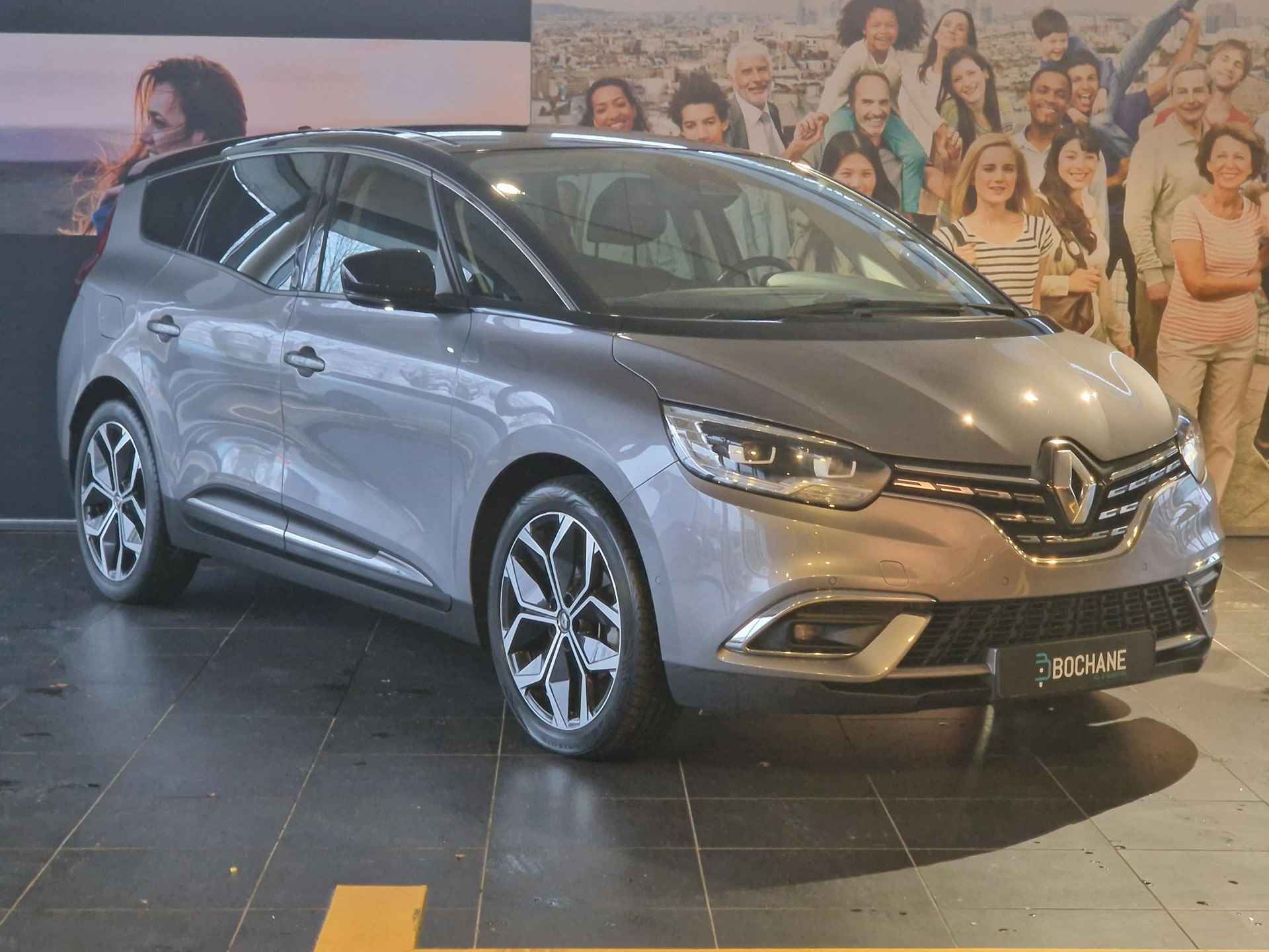 Renault Grand Scénic 1.3 TCe 140 EDC Intens 7p. AUTOMAAT | TREKHAAK | NAVIGATIE | ACHTERUITRIJCAMERA | PARKEERSENSOREN VOOR-EN ACHTER | 20" LICHTMETALEN VELGEN | 7-PERSOONS - 4/24