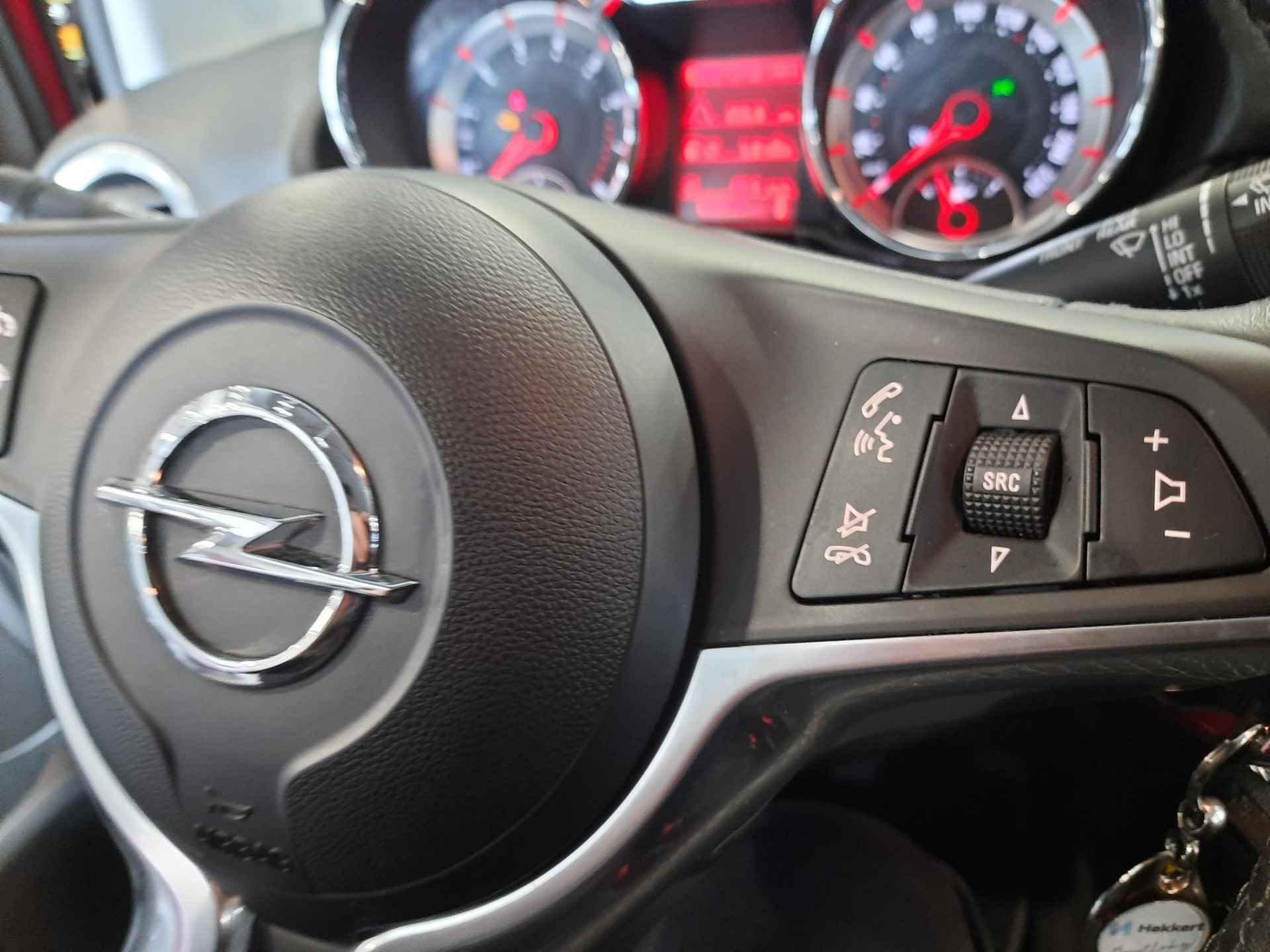 Opel ADAM 1.0 Turbo Unlimited | Rijklaarprijs! | Airconditioning | Cruise Control | LM velgen | Two Tone Black Red | Inclusief 12 mnd BOVAG-Garantie! | - 13/23