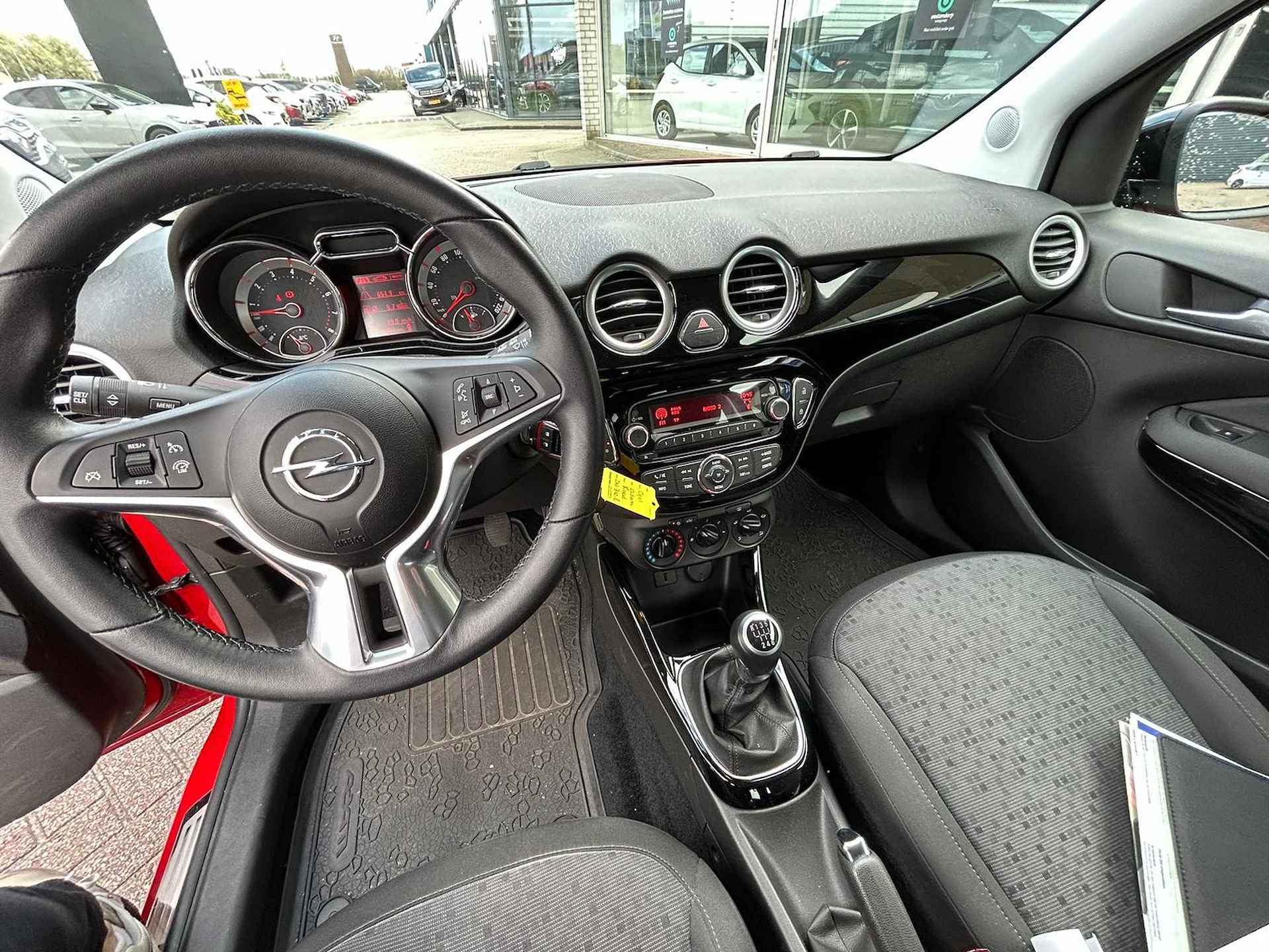 Opel ADAM 1.0 Turbo Unlimited | Rijklaarprijs! | Airconditioning | Cruise Control | LM velgen | Two Tone Black Red | Inclusief 12 mnd BOVAG-Garantie! | - 21/23