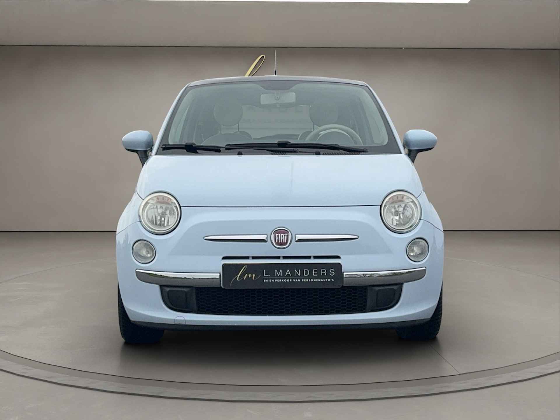 Fiat 500 1.4 16V Lounge 2007 BLAUW | Nieuwe APK | Airco | Benzine | NL - 6/21