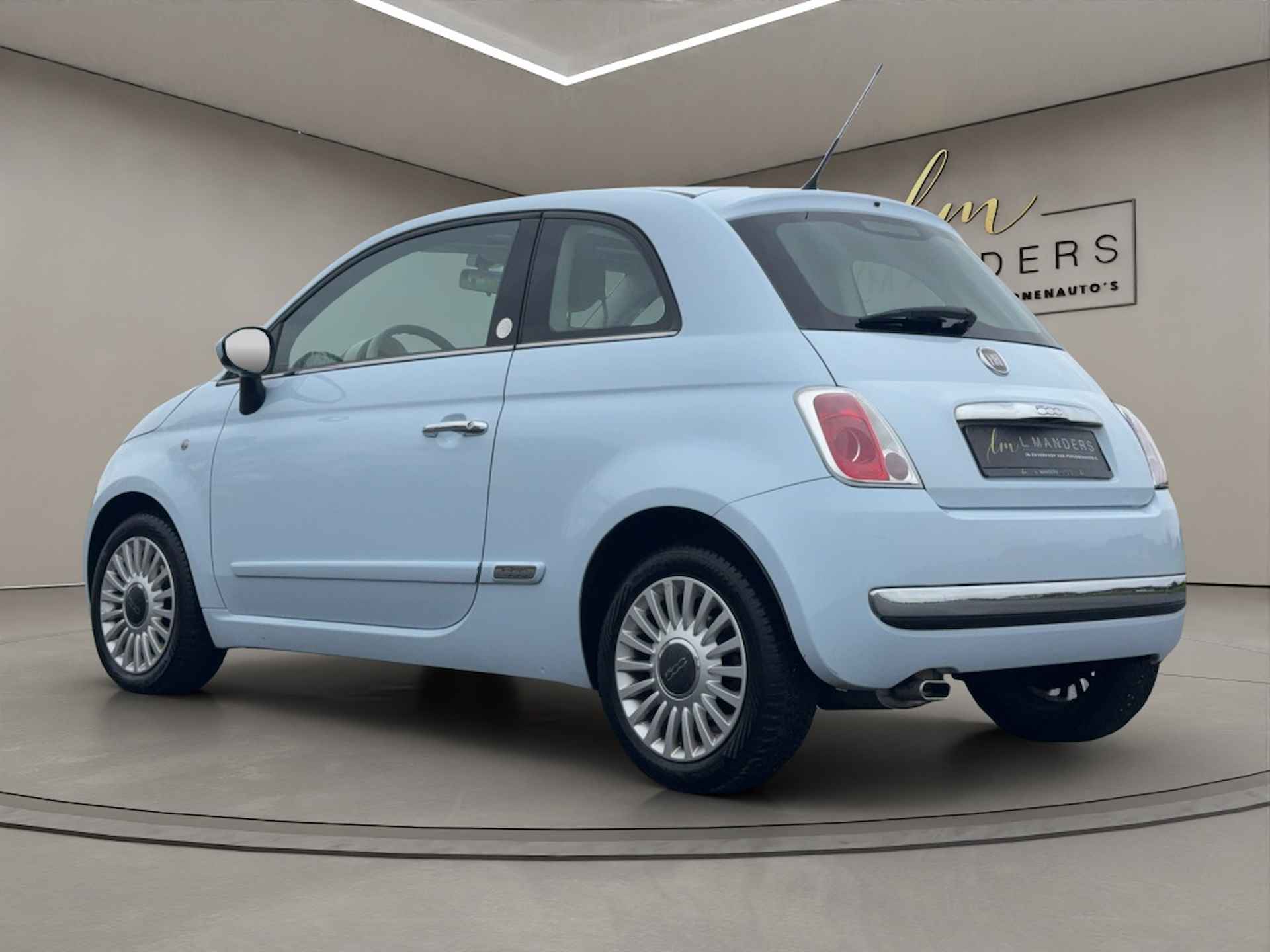 Fiat 500 1.4 16V Lounge 2007 BLAUW | Nieuwe APK | Airco | Benzine | NL - 7/21