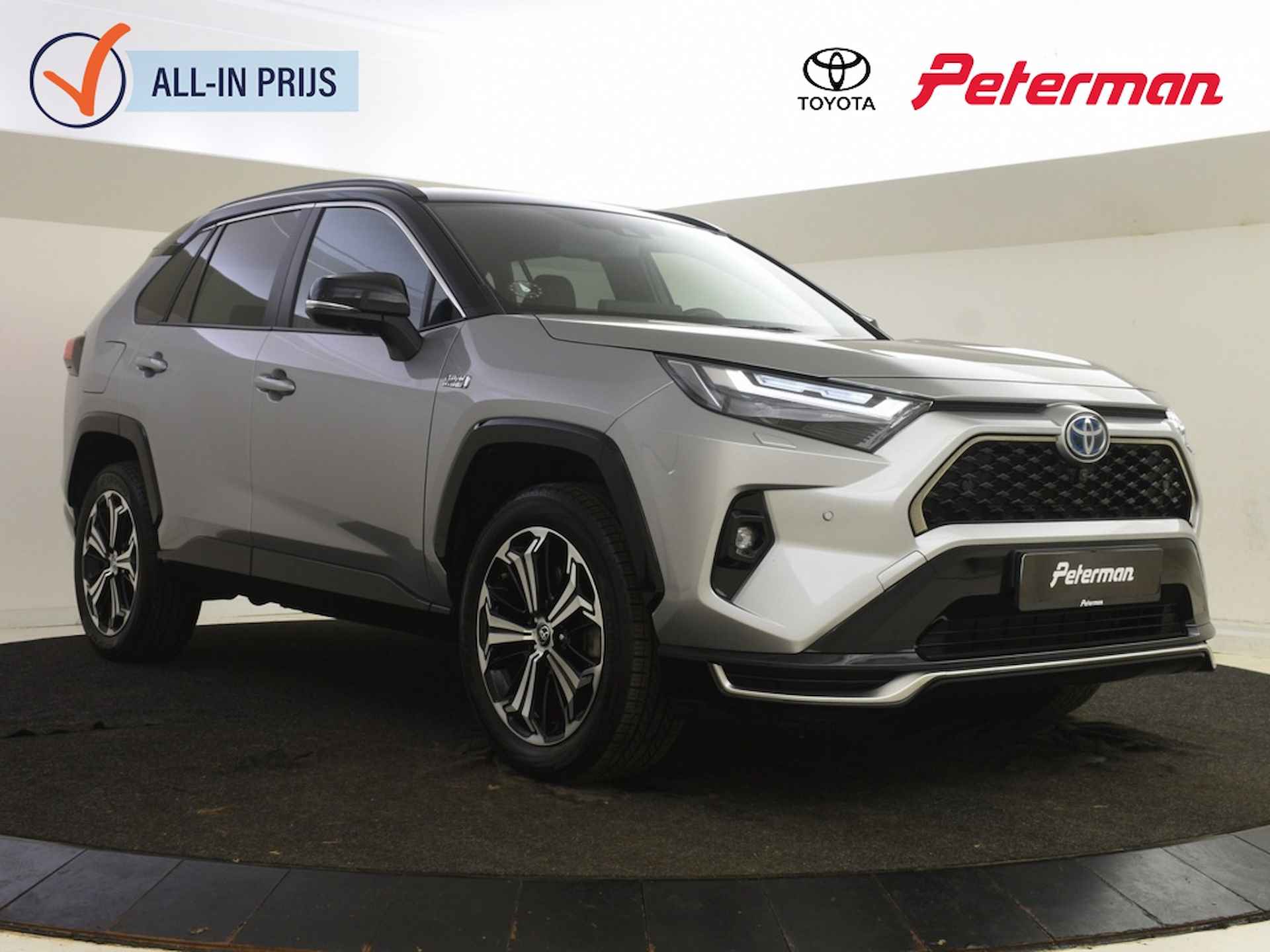 Toyota RAV4 2.5 Plug In Hybride Bi-Tonen | PDC V+A | JBL | Stuur en Stoelver