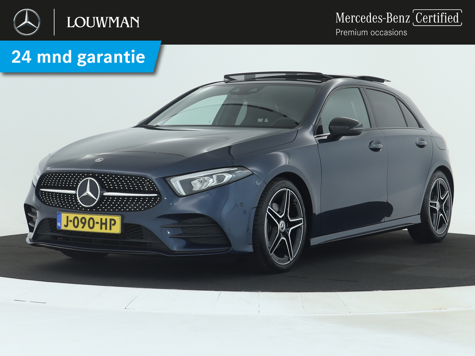 Mercedes-Benz A-Klasse 180 AMG Nightpakket | Panoramadak | Stoelverwarming | Augmented Reality | LED Verlichting | Car Play | DAB | Inclusief 24 maanden MB Certified garantie voor Europa.