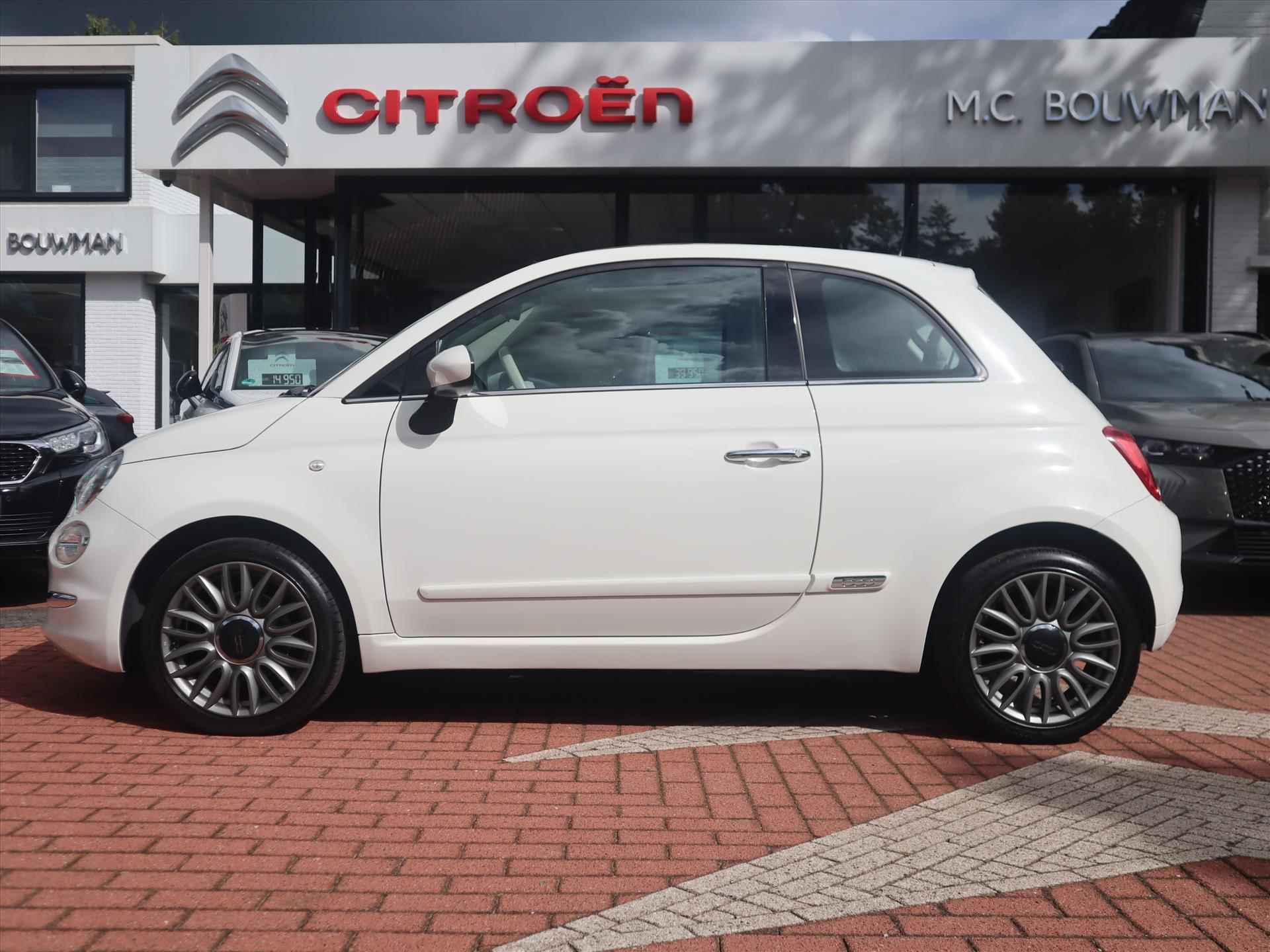 Fiat 500 1.2 69PK Lounge, Rijklaarprijs | Navigatie | Panoramadak | Cruise Control | Bluetooth | Lichtmetalen wielen - 2/58