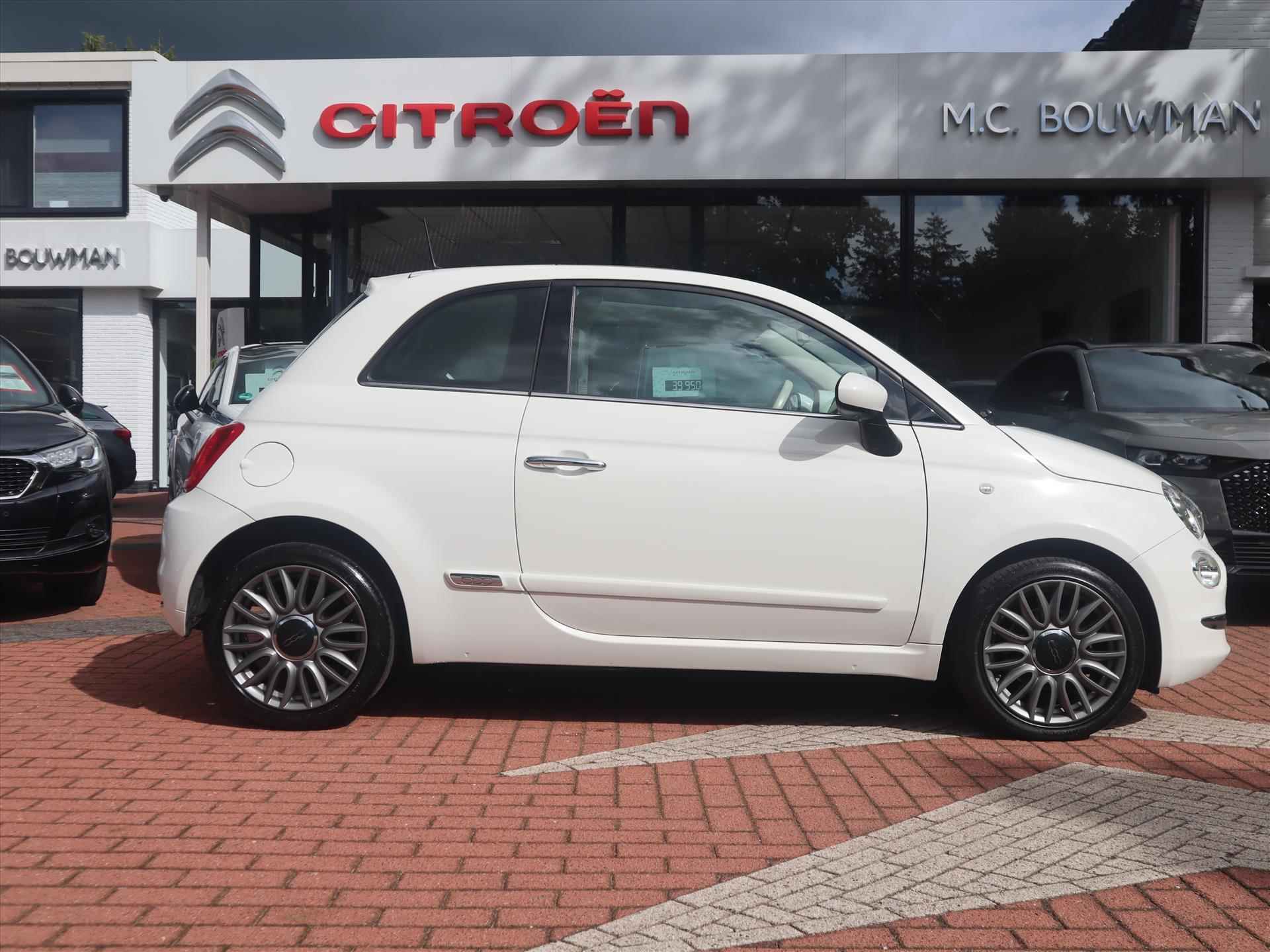 Fiat 500 1.2 69PK Lounge, Rijklaarprijs | Navigatie | Panoramadak | Cruise Control | Bluetooth | Lichtmetalen wielen - 3/58