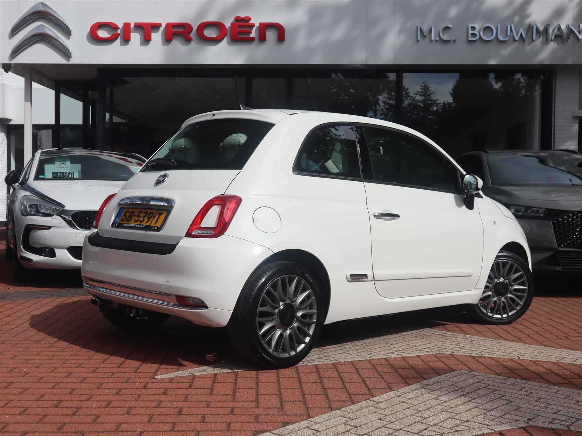 Fiat 500 1.2 69PK Lounge, Rijklaarprijs | Navigatie | Panoramadak | Cruise Control | Bluetooth | Lichtmetalen wielen - 4/58