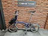 Brompton vouwfiets 3v incl tas blauw 2008