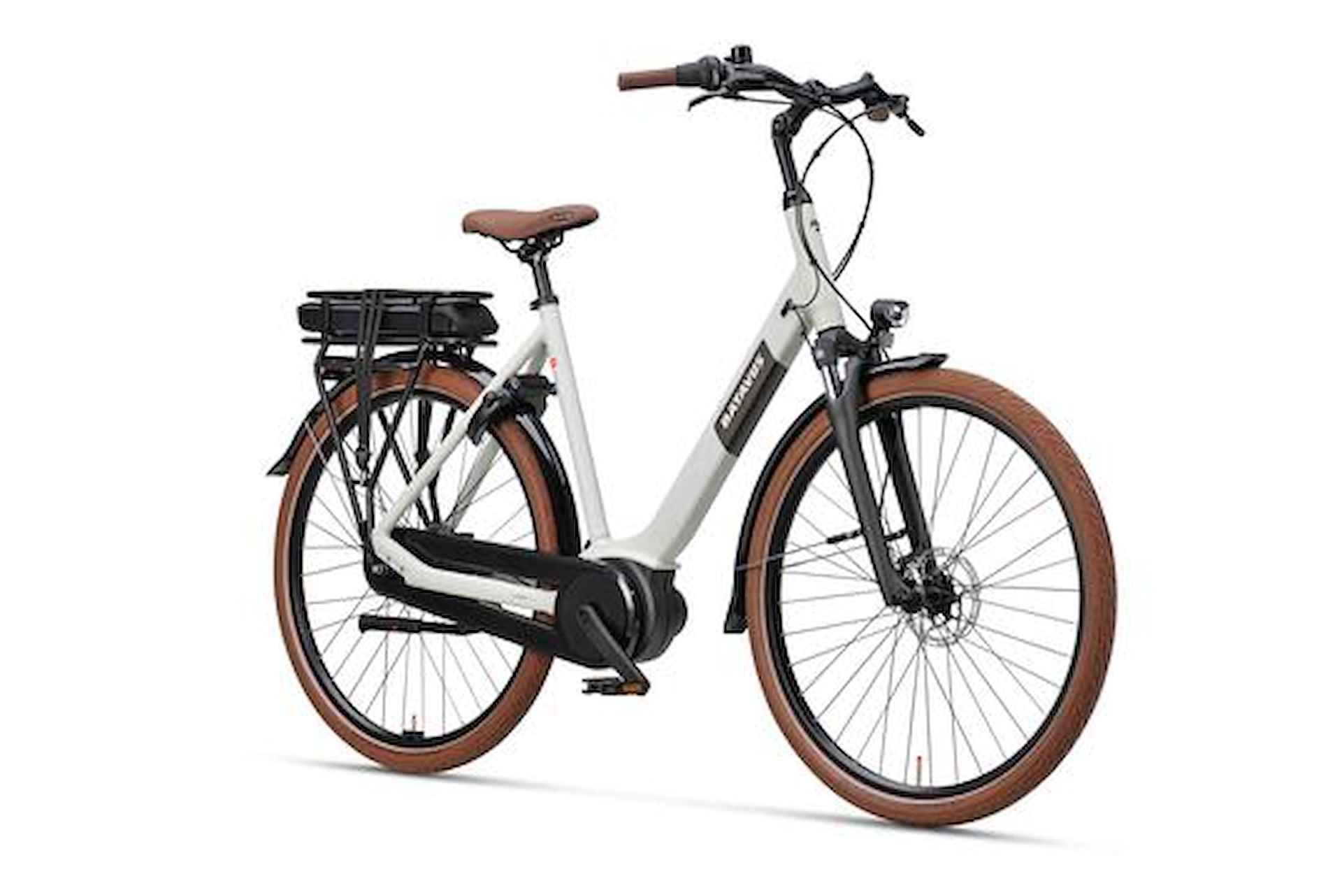 BATAVUS Altura E-Go N7 LAGEINSTAP Lichtgrijs Mat 56cm 2024 - 2/2