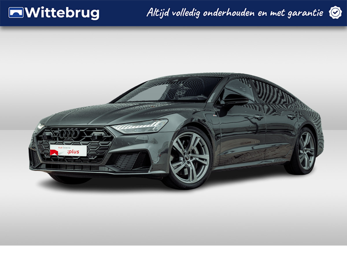 Audi A7 Sportback 50 TFSI e 299pk quattro S Line exterieur | Nieuw 99k | Head Up | Memory | Topview | Assistentiepakket plus | Matrix Laser | 20" LM velgen | Trekhaak | Bang & Olufsen