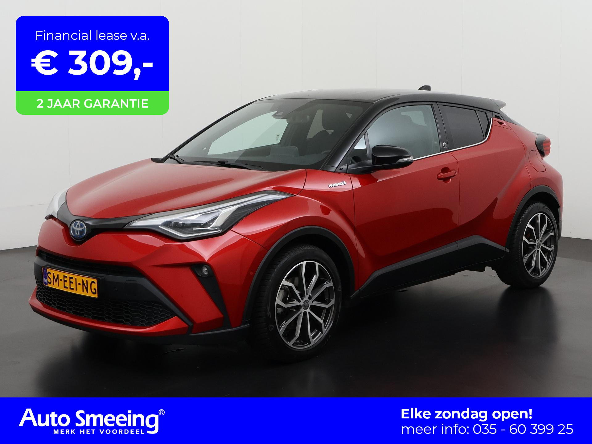 Toyota C-HR 2.0 Hybrid Bi-Tone | LED | Camera | Blind spot | Adaptive Cruise | Zondag Open!