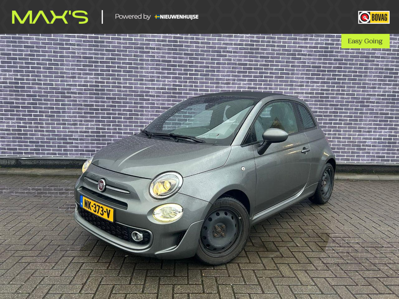 Fiat 500 C 0.9 TwinAir Turbo Sport | Cruise Control | Leder | Airco | Parkeersensoren | Lichtmetalen Velgen