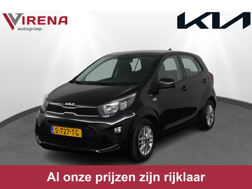 Kia Picanto 1.0 DPi DynamicLine Navigatie via Apple Carplay/Android Auto - Cruise control - Airco - Camera - Fabrieksgarantie tot 04-2033