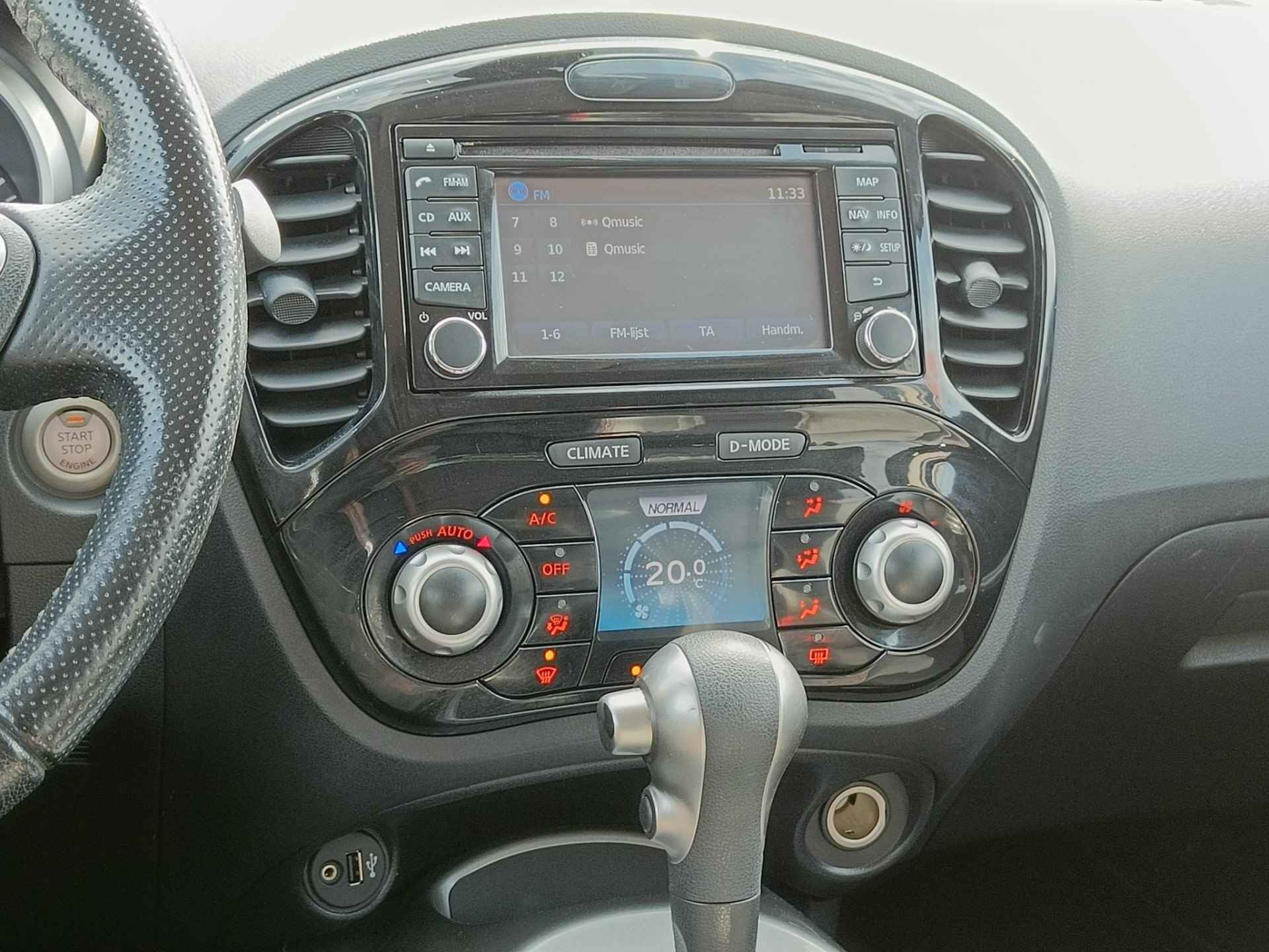 Nissan Juke 1.6 Automaat Urban Premium MET LEER, NAVIGATIE, ACHTERUITRIJCAMERA EN MEER! Inclusief onderhoudsbeurt & garantie! - 16/33