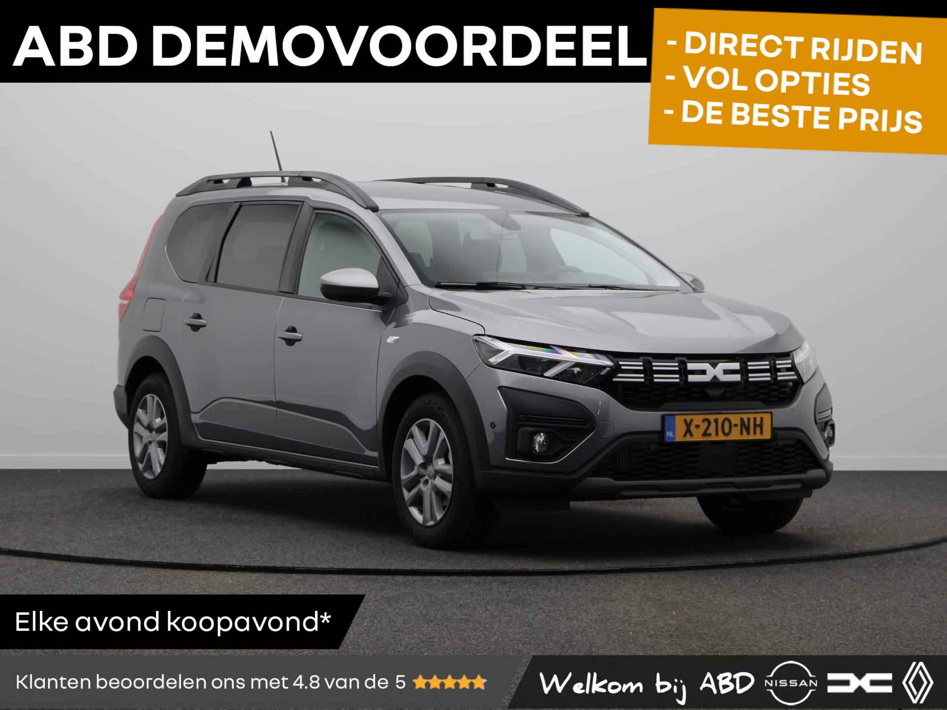 Dacia Jogger 110pk TCe Expression 7p. | Apple Carplay/Androidauto | Airconditioning | Cruise Control | Achteruitrijcamera |  DEMO Voordeel| - 1/44