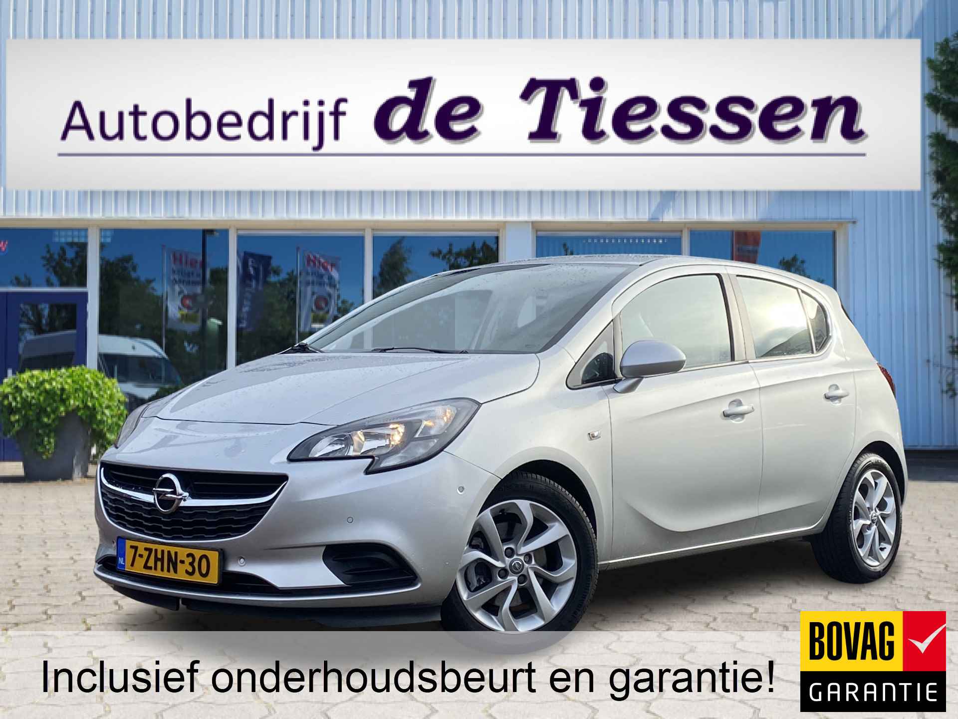 Opel Corsa 1.0 Turbo Edition, 90 PK, Airco, PDC, LM velgen, Trekhaak, Rijklaar met beurt & garantie! - 1/30