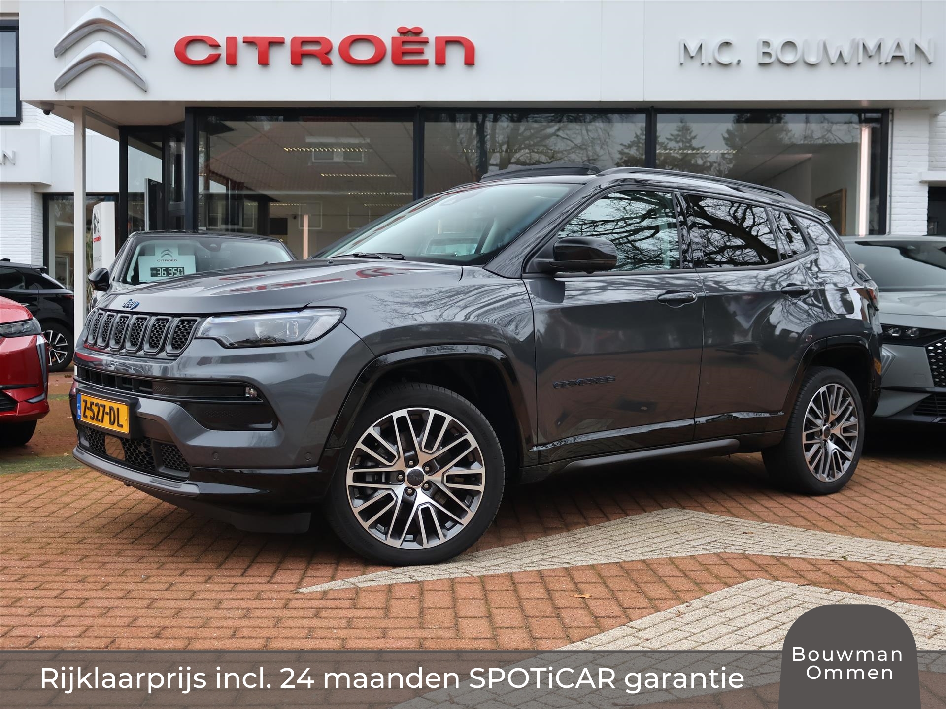 JEEP Compass S 4Xe 240PK Automaat E AWD 4x4, Rijklaarprijs | Panoramadak | Winter Pakket | Adaptieve Cruise