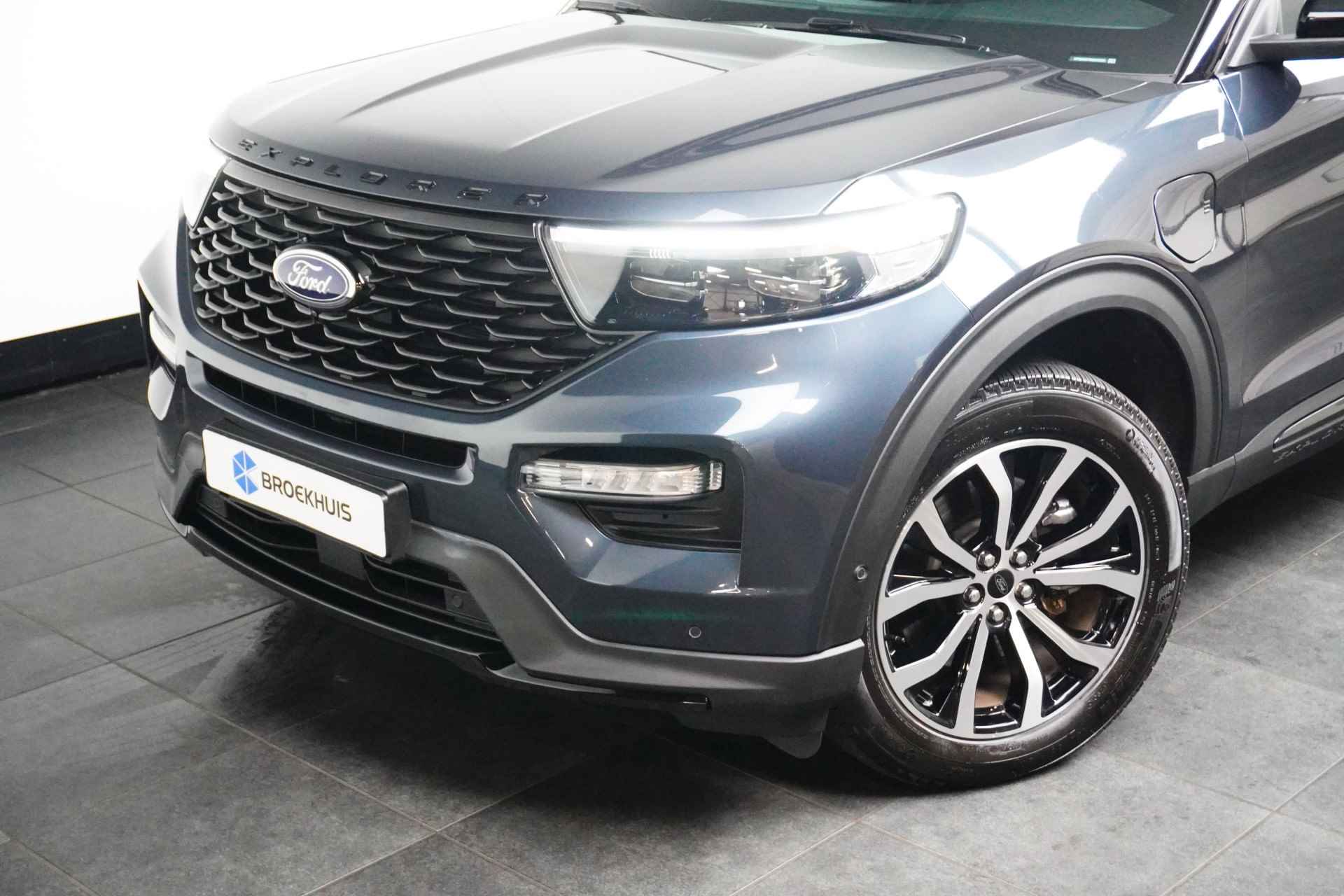 Ford Explorer 3.0 V6 PHEV ST-LINE | 5JR GARANTIE | MASSAGE STOELEN | BOMVOL! | PANODAK | LEDER | MEMORY | 360 CAMERA | PRACHTIGE STAAT!! - 15/32