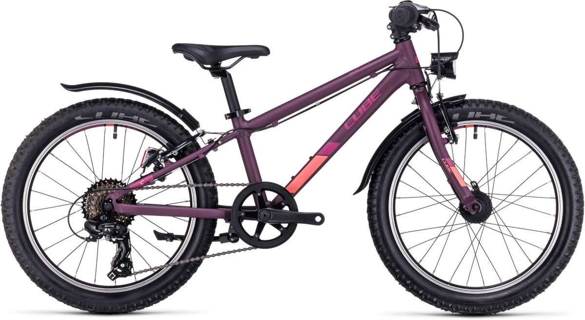 CUBE ACID 200 ALLROAD PURPLE/ORANGE 2023 JONGENS Purple/orange 26cm 20" 2023