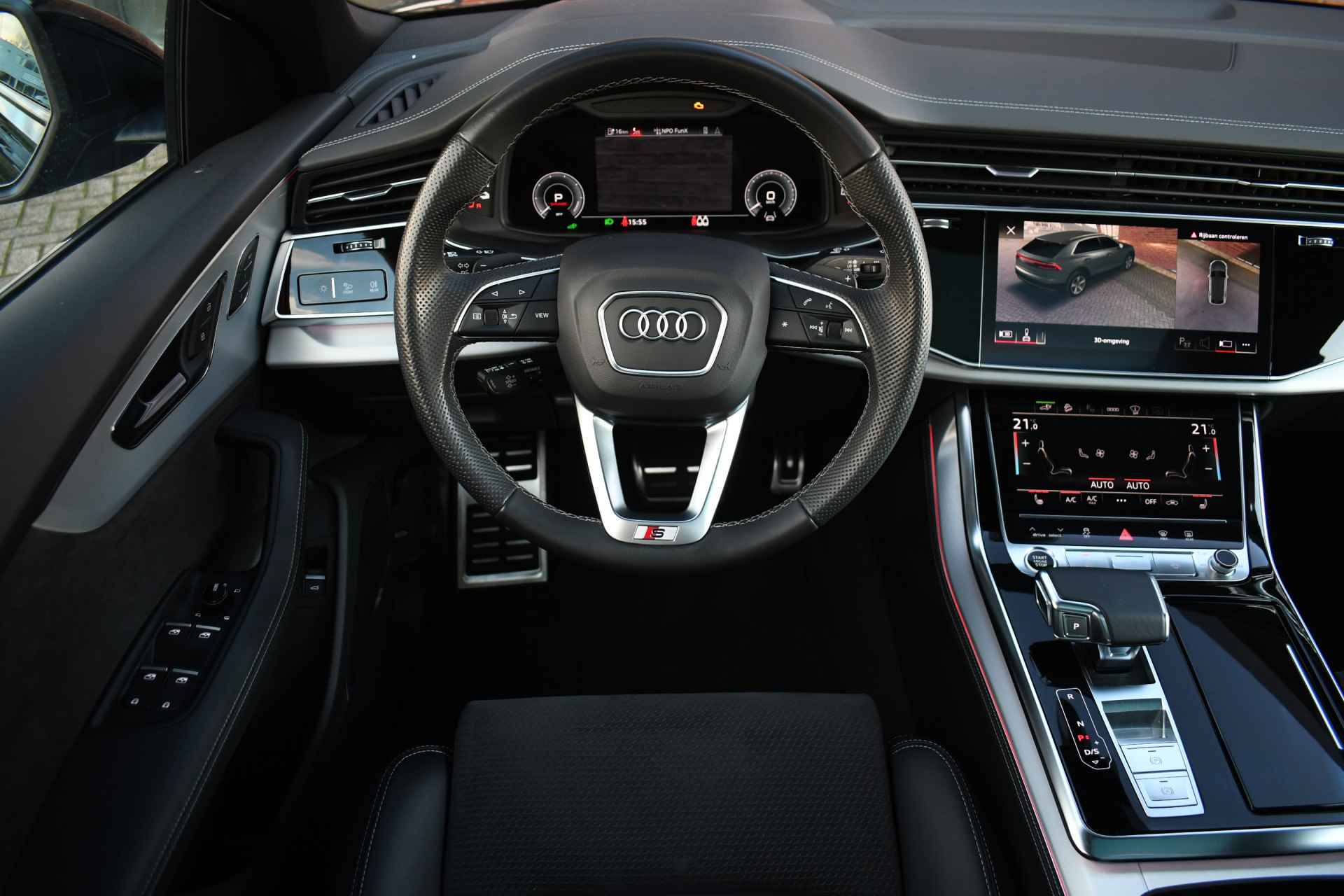 Audi Q8 55 TFSI e quattro S-Line Pano Trekh ACC HUD 360 B&O Nachtz 22inch - 23/93