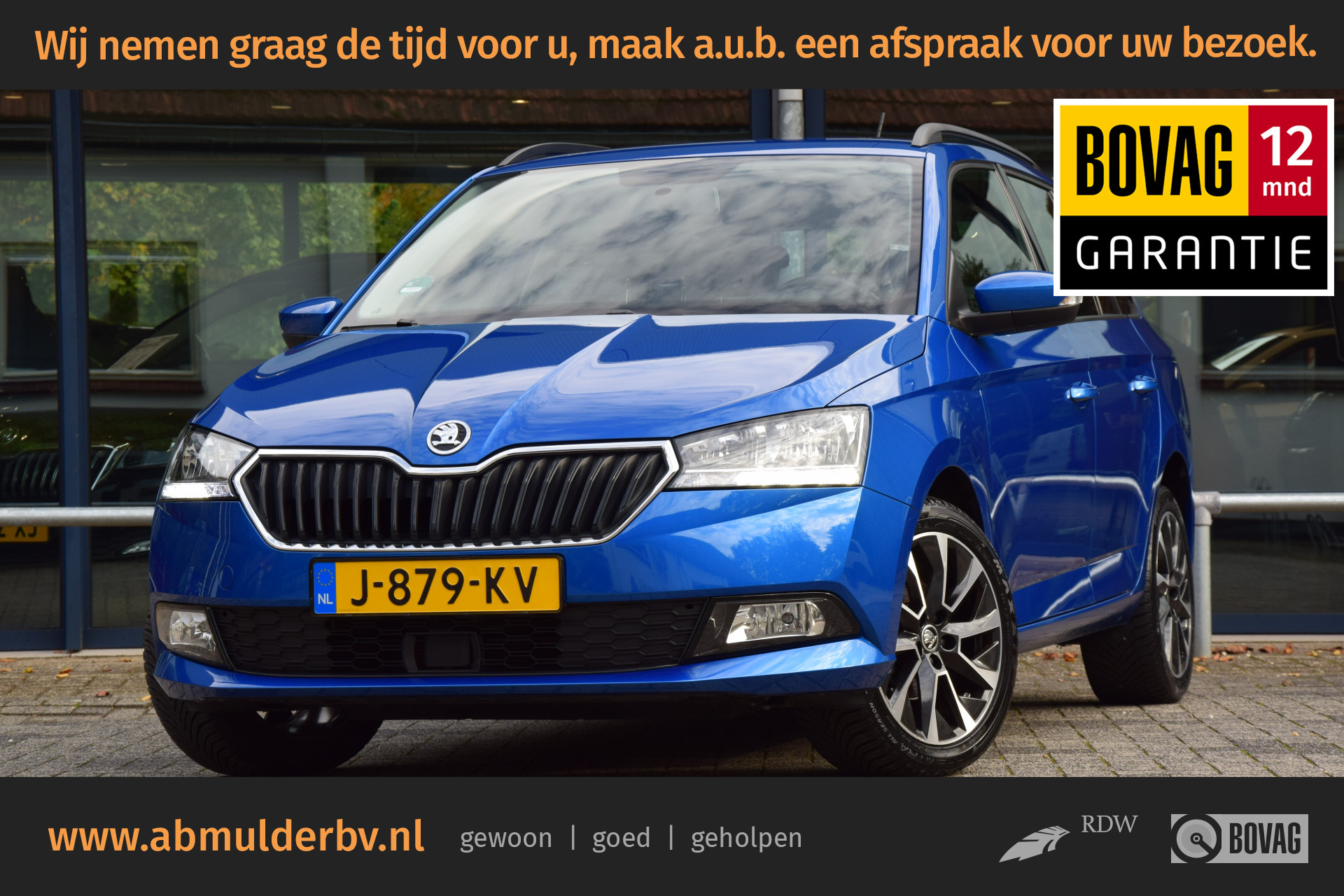 Škoda Fabia Combi 1.0 TSI 96PK Business Edition | NL-Auto | BOVAG Garantie | Lage KM stand NAP | Navigatie | Parkeersensoren | 16'' Velgen | Apple Carplay/Android Auto | Cruise Control | DAB |