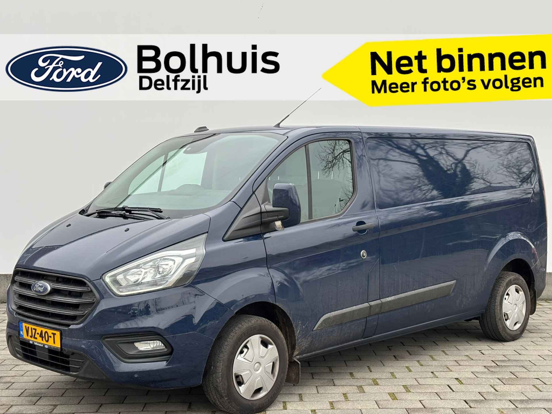 Ford Transit Custom 300 2.0 TDCI L2H1 Trend 3 Persoons | Trekhaak | Airco | 1e eigenaar | Voorruitverwarming