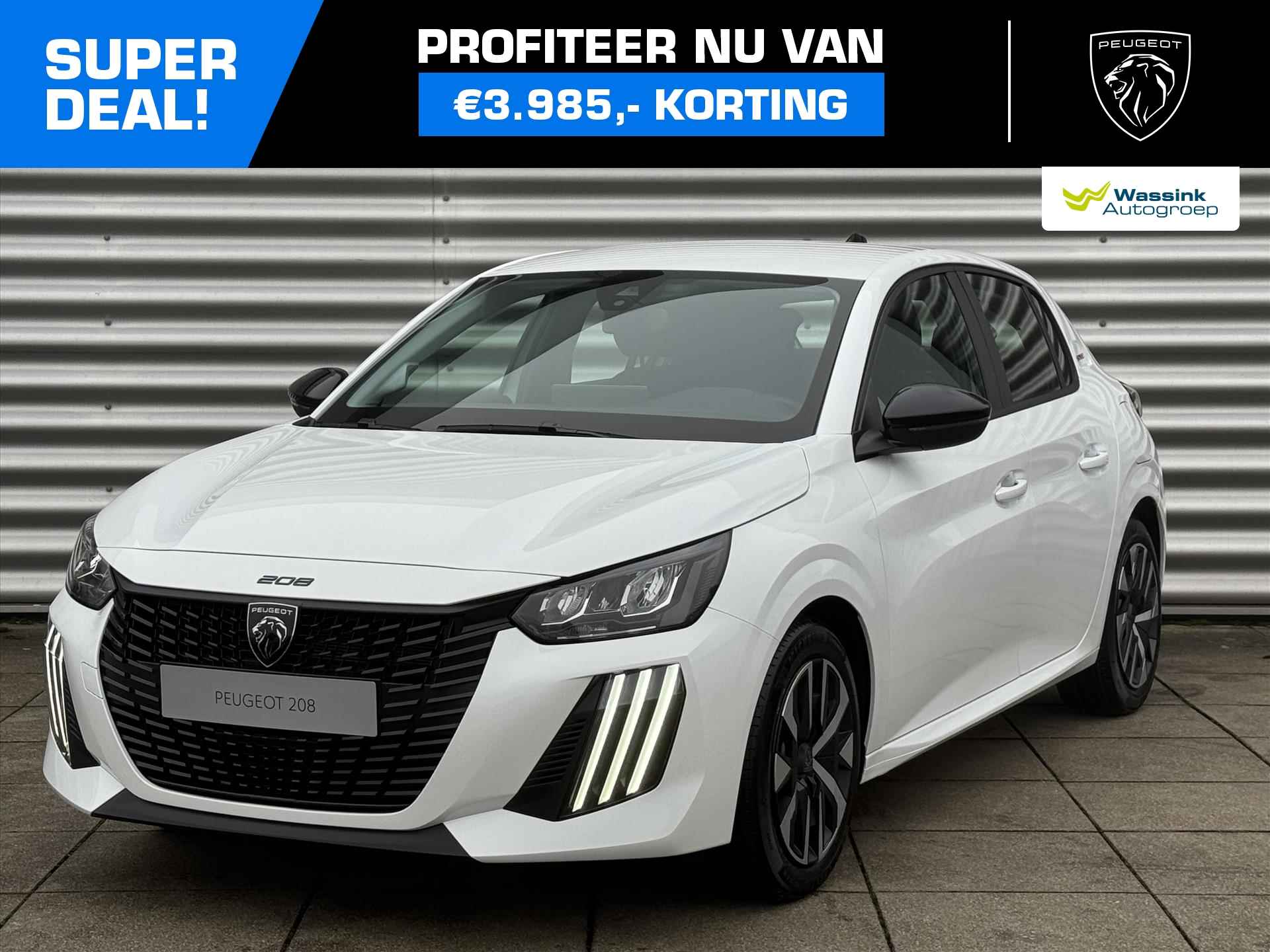 PEUGEOT 208 1.2 PureTech 75pk Style Airco | Navigatie | Parkeersensoren | Cruise Control | Voorraad voordeel - 1/37