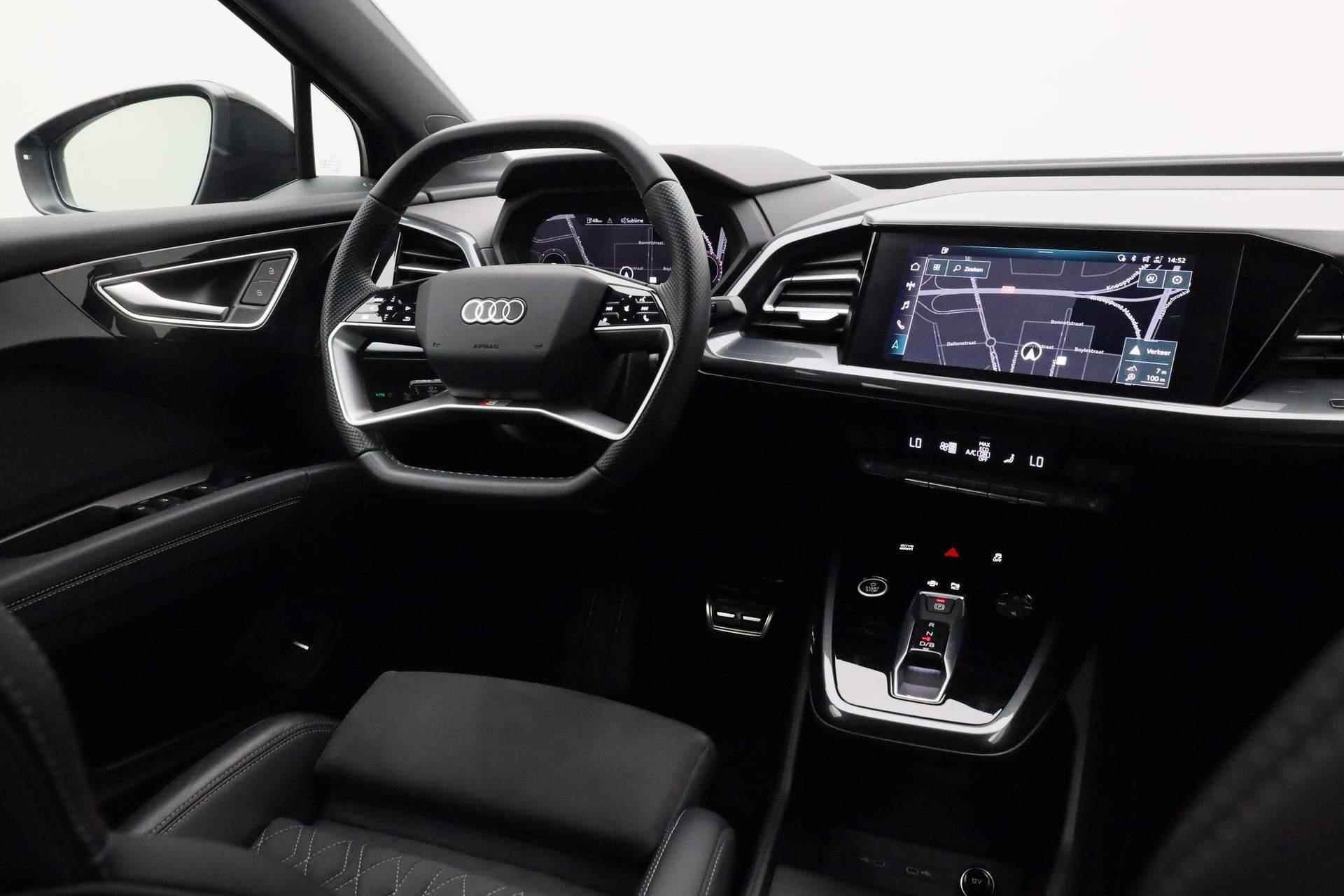 Audi Q4 Sportback e-tron 40 204PK S edition 77 kWh | Pano | Navi | Stoelverwarming | Warmtepomp - 41/48