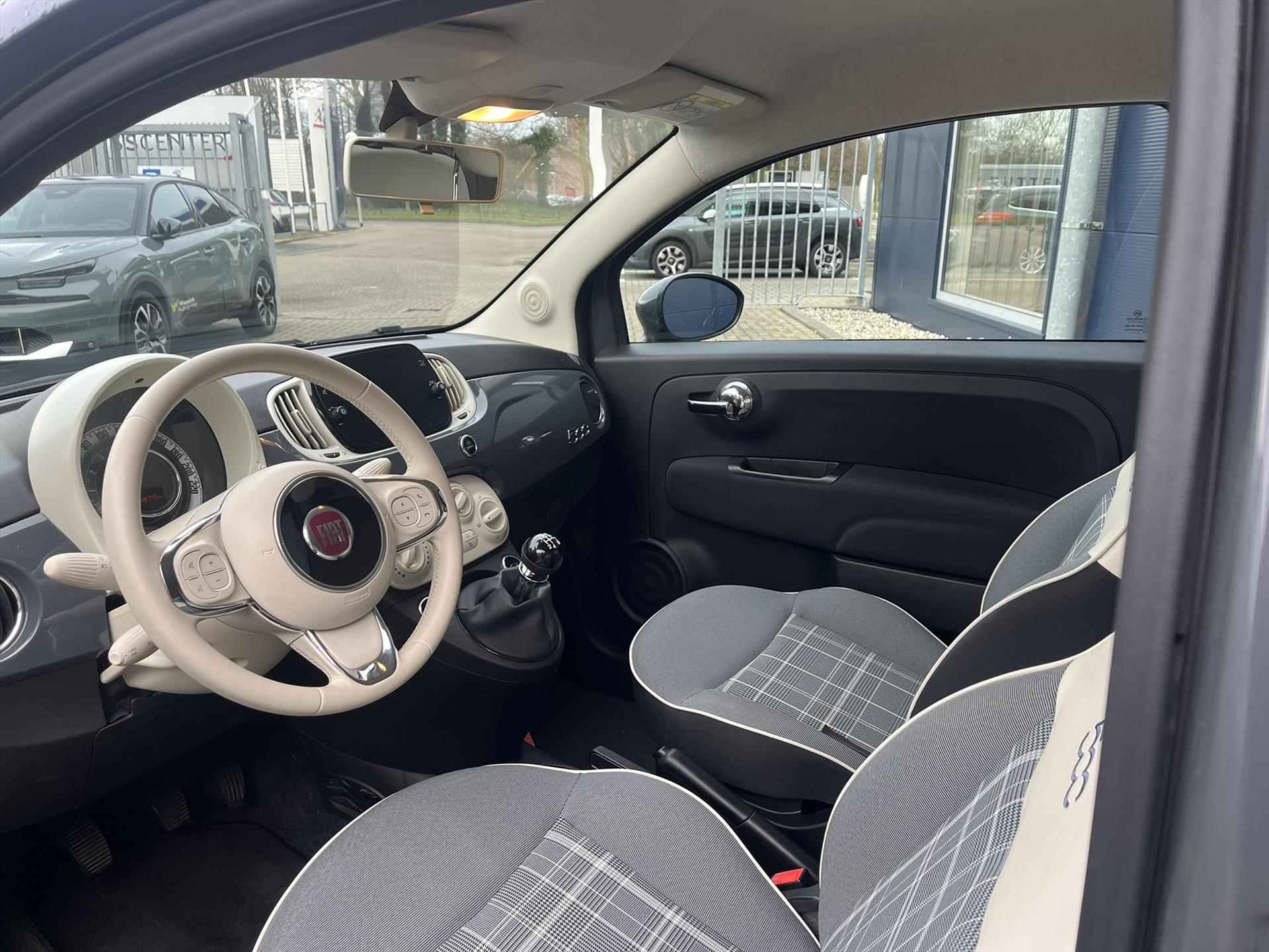 Fiat 500 1.2 69pk | Navigatie | Parkeersensoren Achter | 15 Inch Velgen | - 16/28