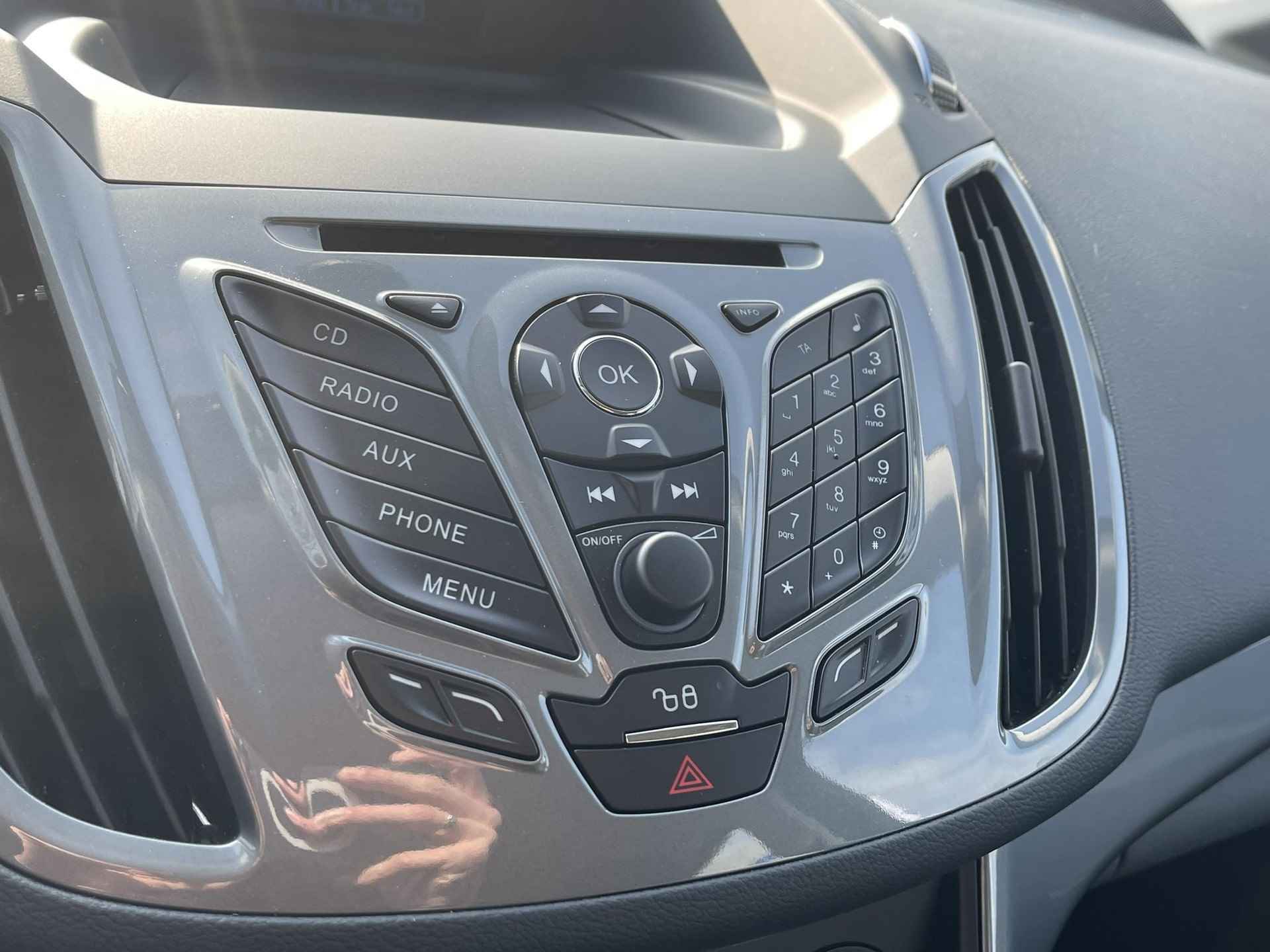 Ford C-Max 1.0 Ecoboost Titanium 125pk | Nieuwe Distributie riem | Parkeersensoren | Lichtmetaal | Reservewiel | Bluetooth - 19/33