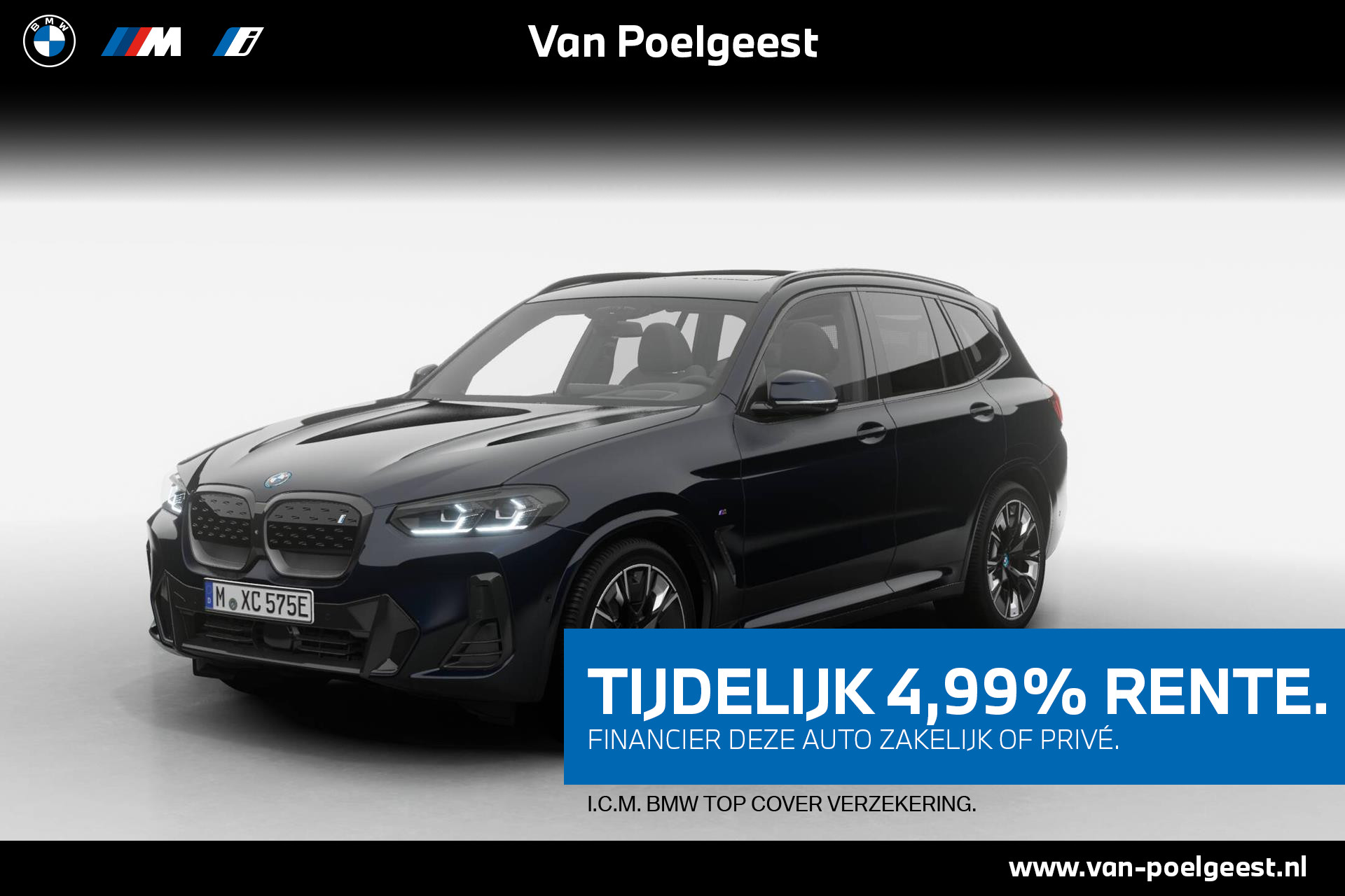 BMW iX3 High Executive Edition 80 kWh | High Executive Edition | Trekhaak met elektrisch wegklapbare kogel bij viaBOVAG.nl