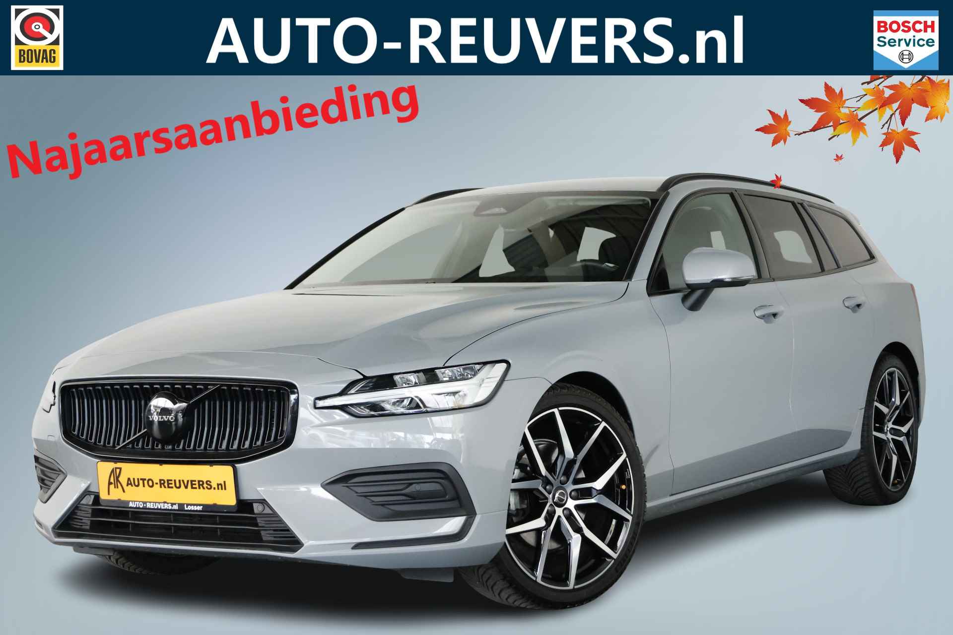 Volvo V60 2.0 B3 Core / LED / Leder / Pilot Assist / CarPlay / DAB - 1/33